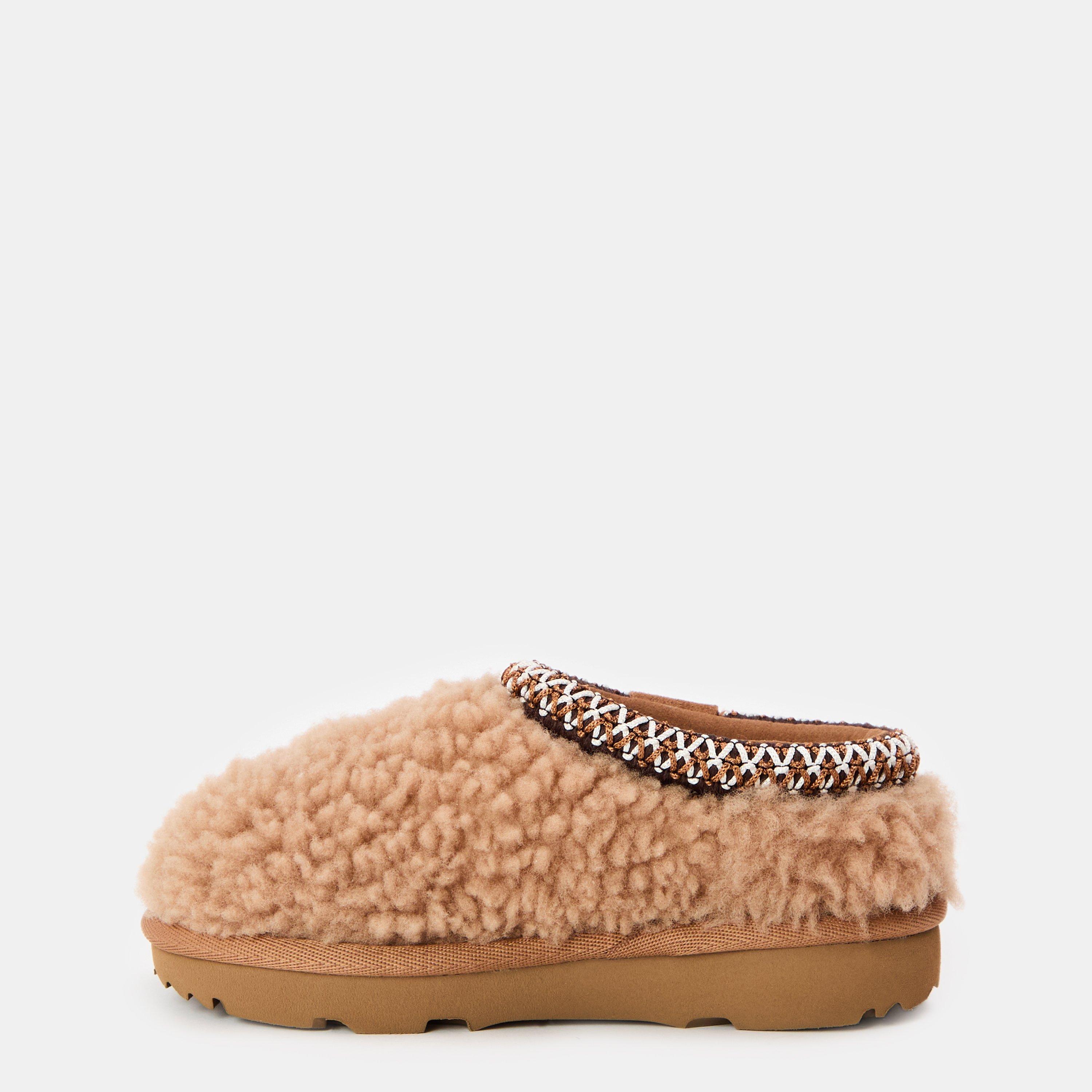 Chestnut CHE - Ugg - Unisex Kids' Tasman Curly Mule Slippers - 2