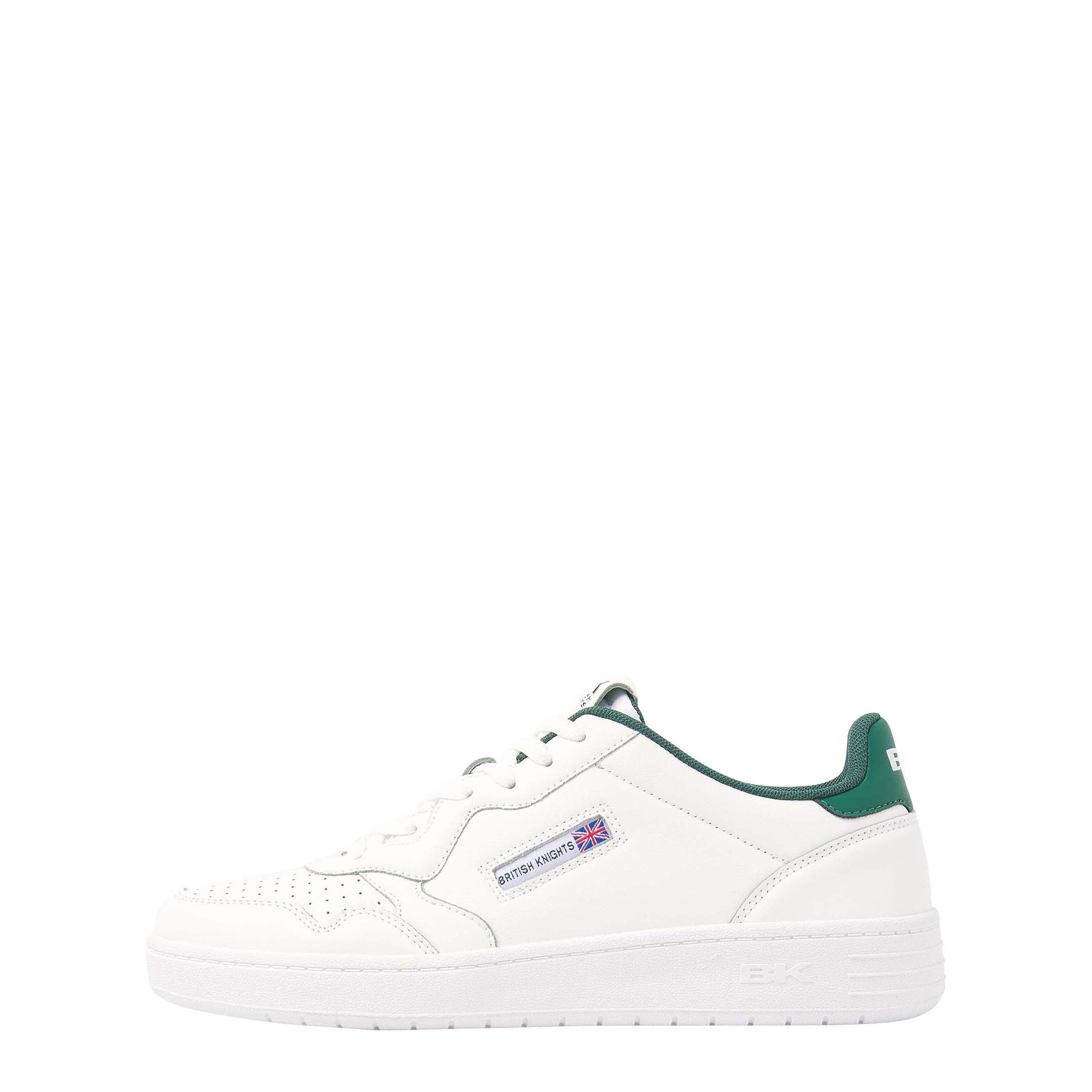 White/Dk Green - British Knights - Noors Trainers Mens - 2