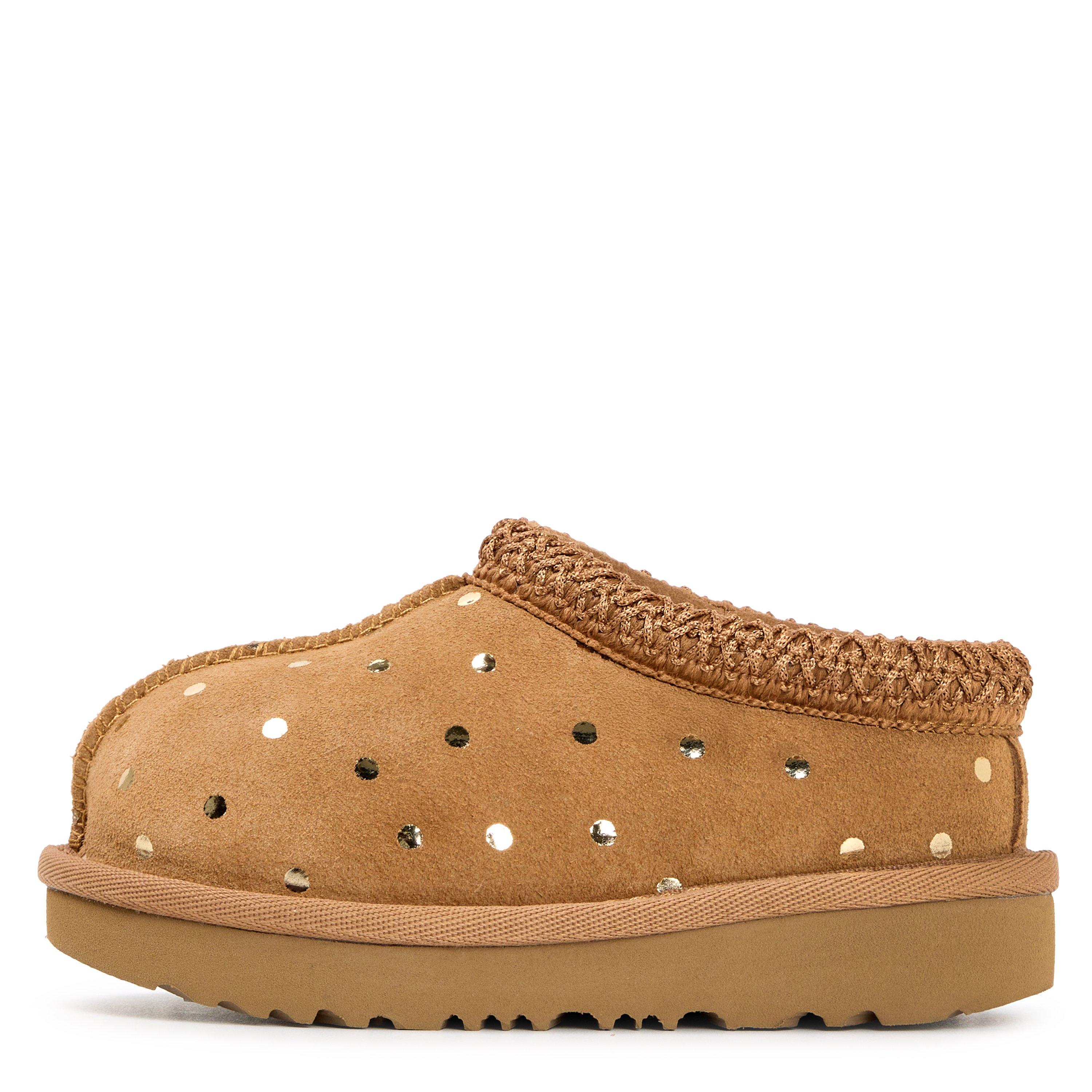 Chestnut CHE - Ugg - Kids' Tasman Shiny Suede Mule Slippers - 2