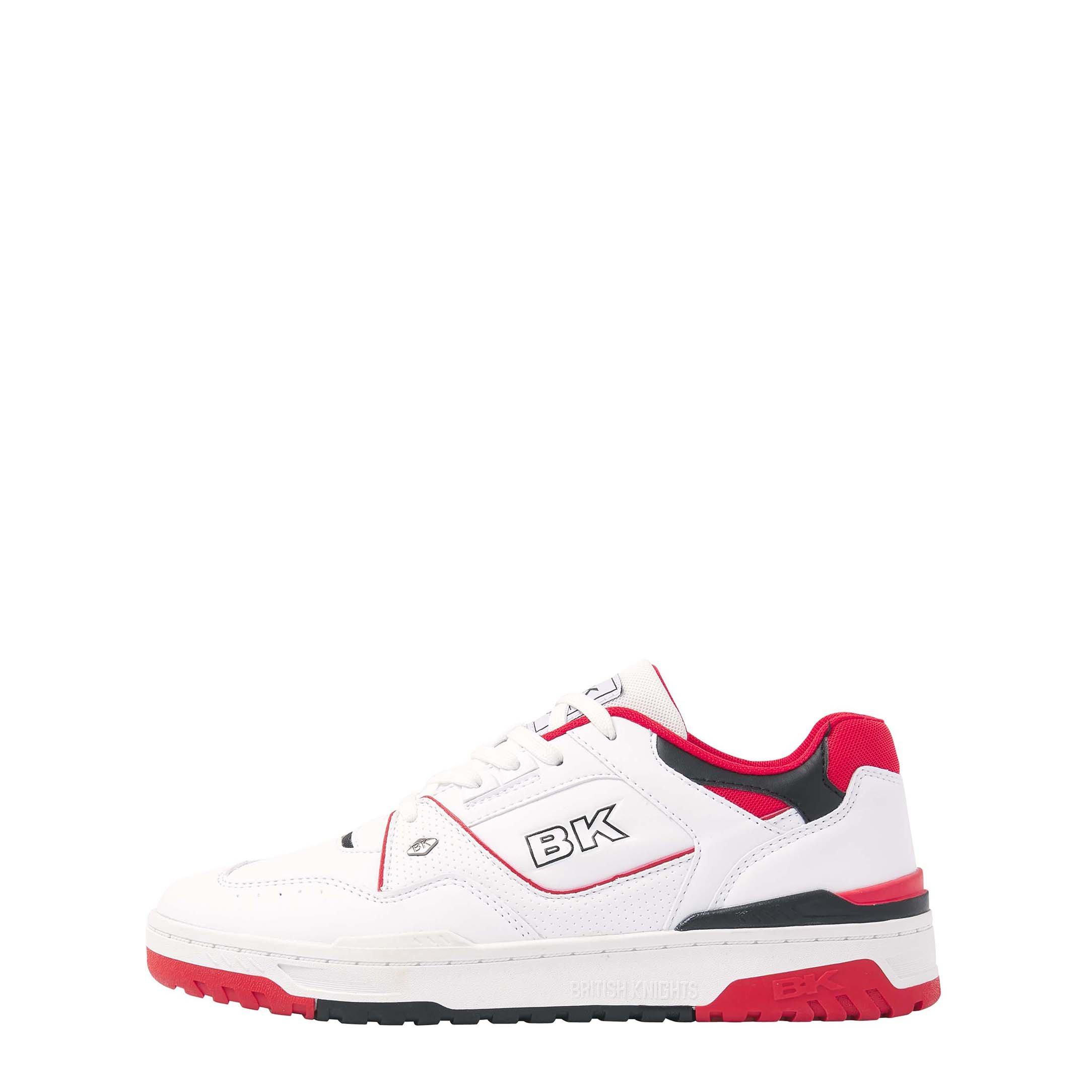 Blanc/Rouge/Noir - British Knights - Vendon Low-Top Trainers - 2