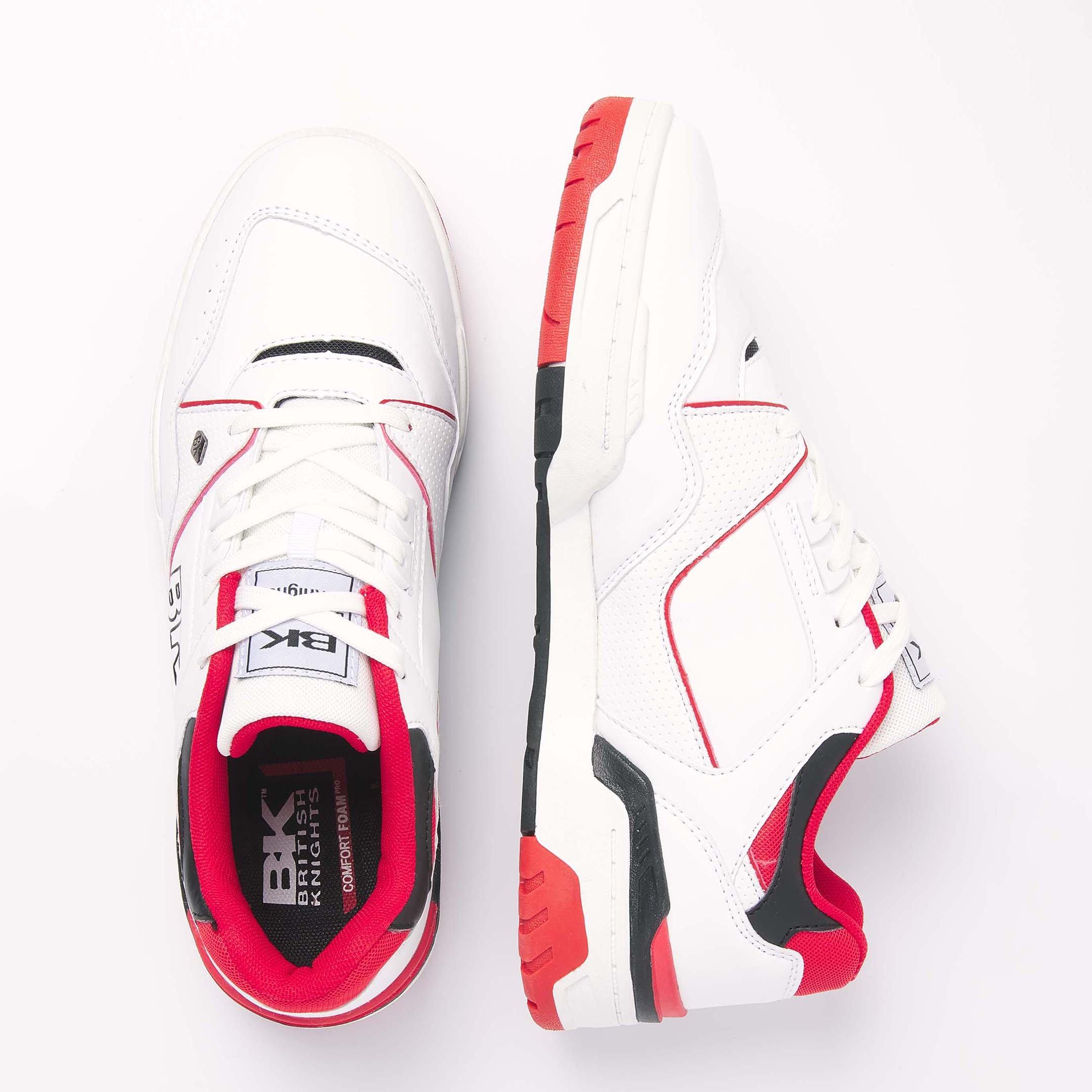 Blanc/Rouge/Noir - British Knights - Vendon Low-Top Trainers - 5