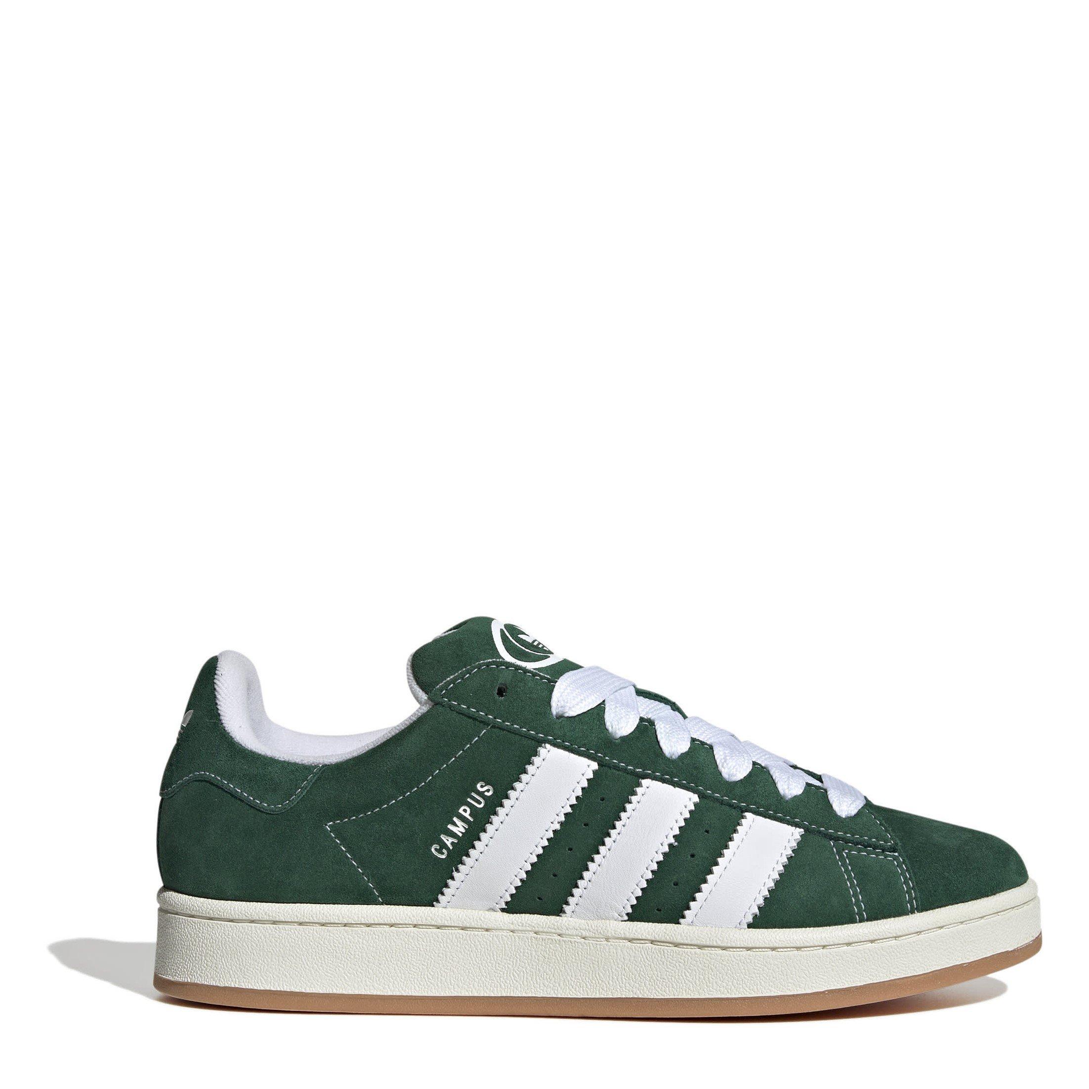 Drk Green/White - adidas Originals - Campus 00s Trainers - 1