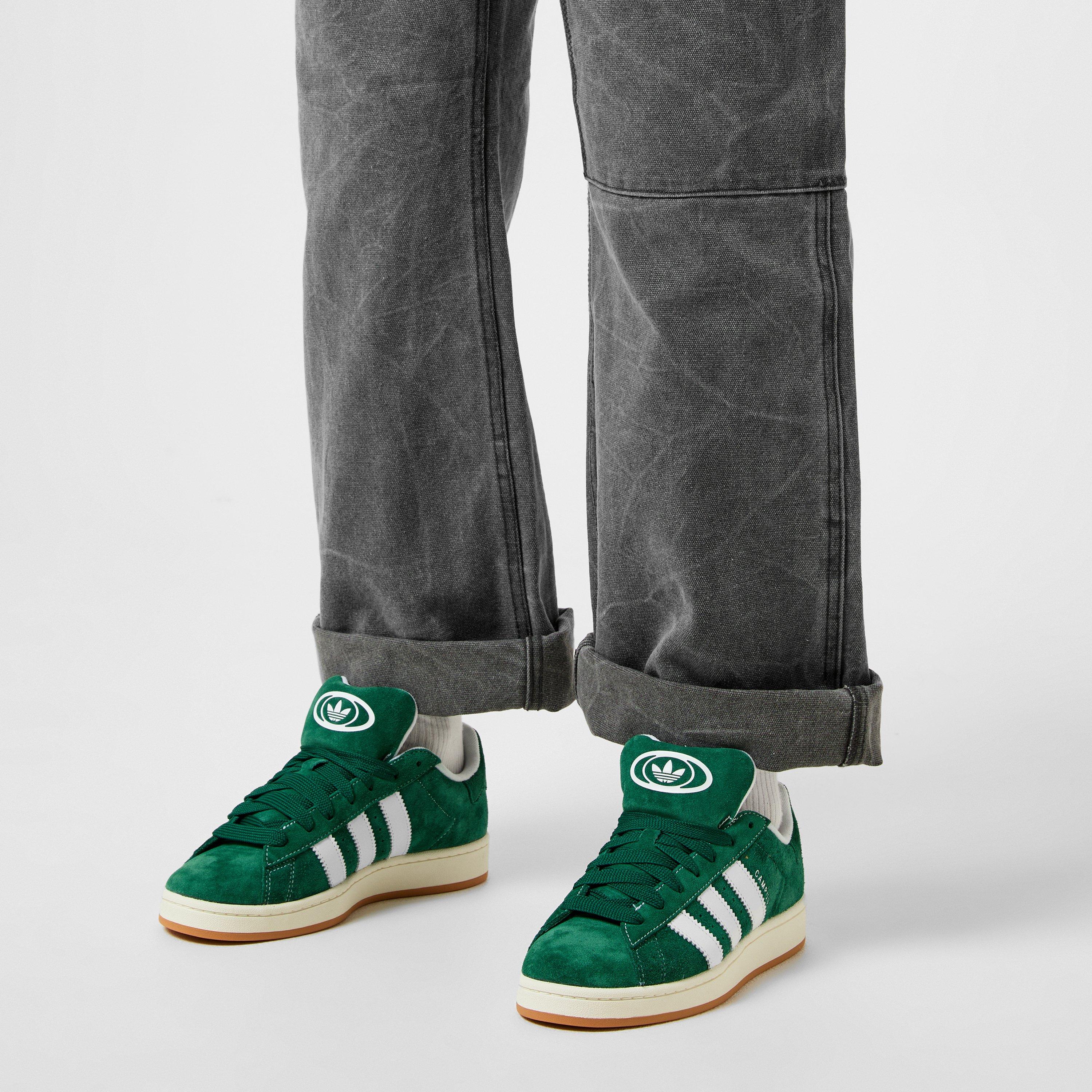 Drk Green/White - adidas Originals - Campus 00s Trainers - 2