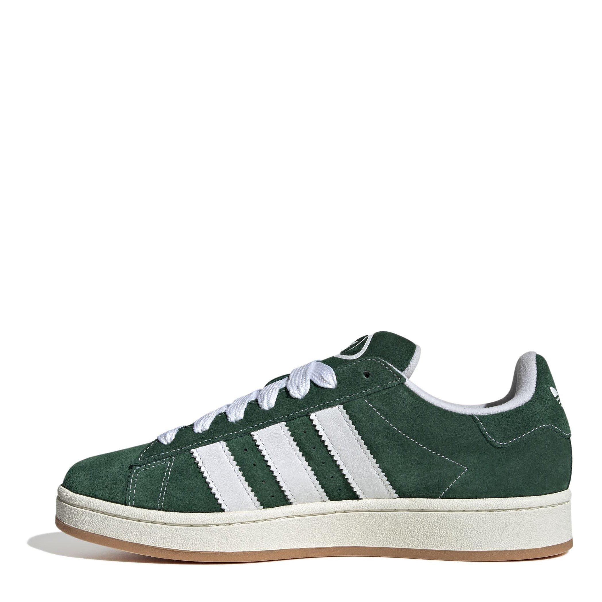 Drk Green/White - adidas Originals - Campus 00s Trainers - 3