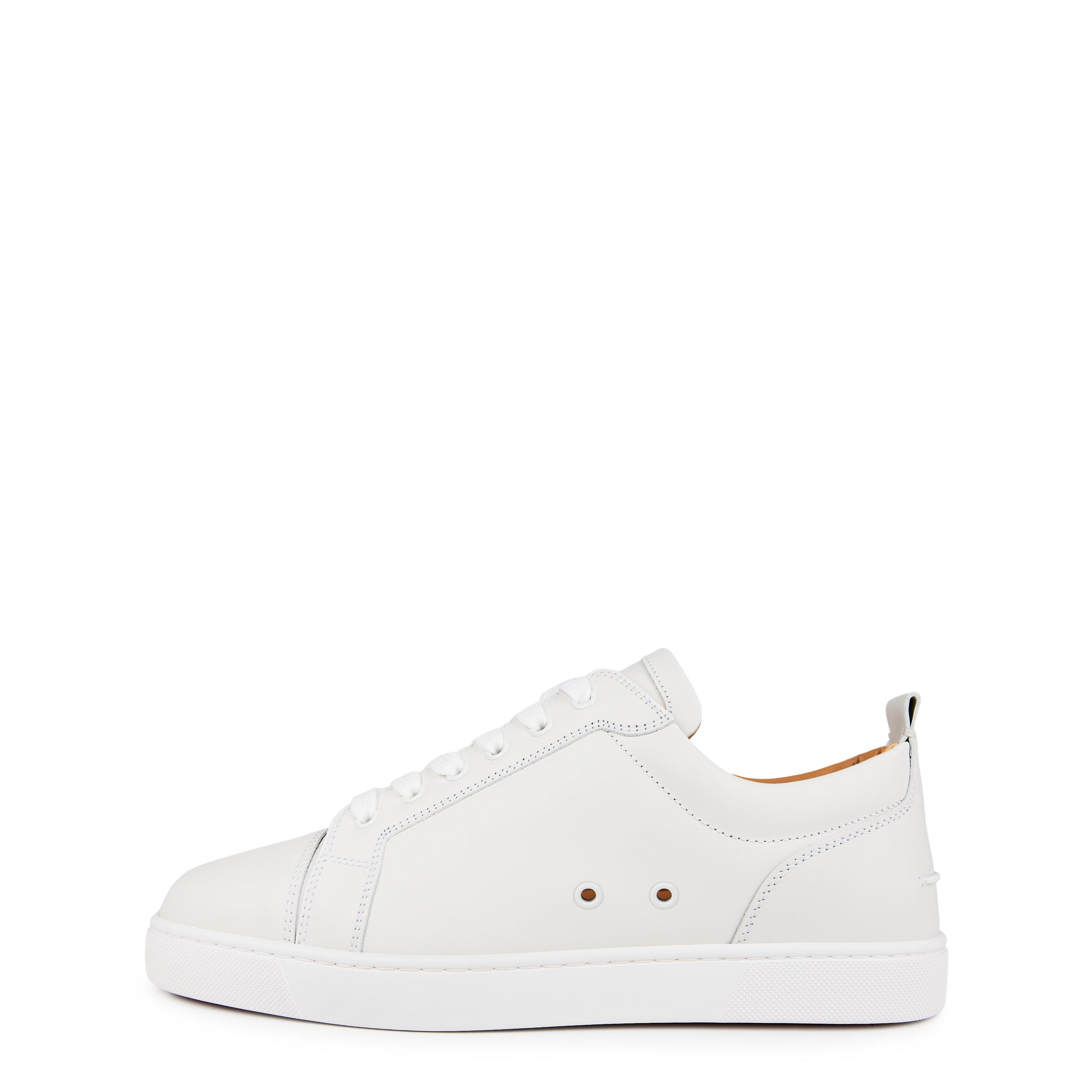 White - Christian Louboutin - Men's Louis Junior Leather Trainers - 2