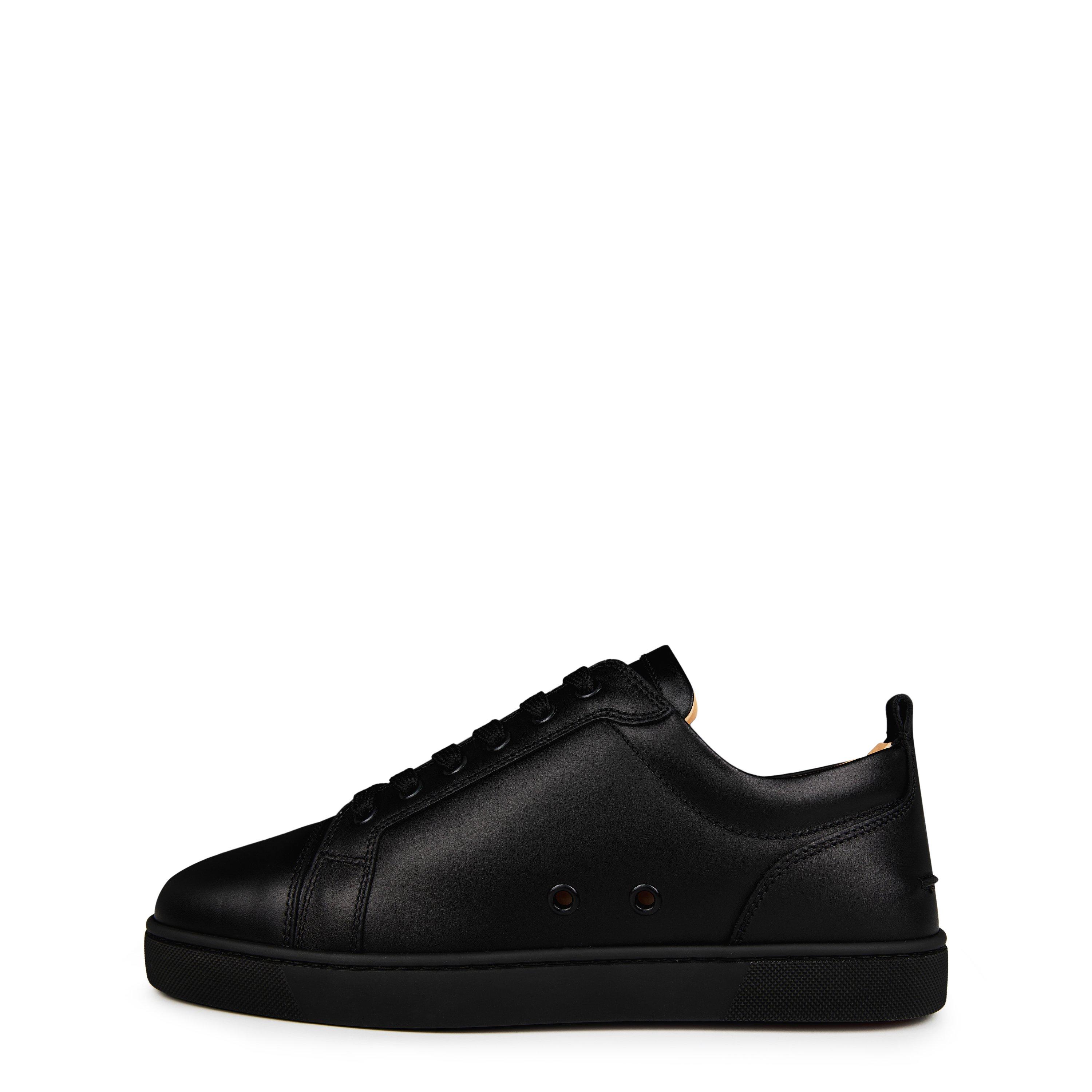 Black - Christian Louboutin - Men's Louis Junior Leather Trainers - 2