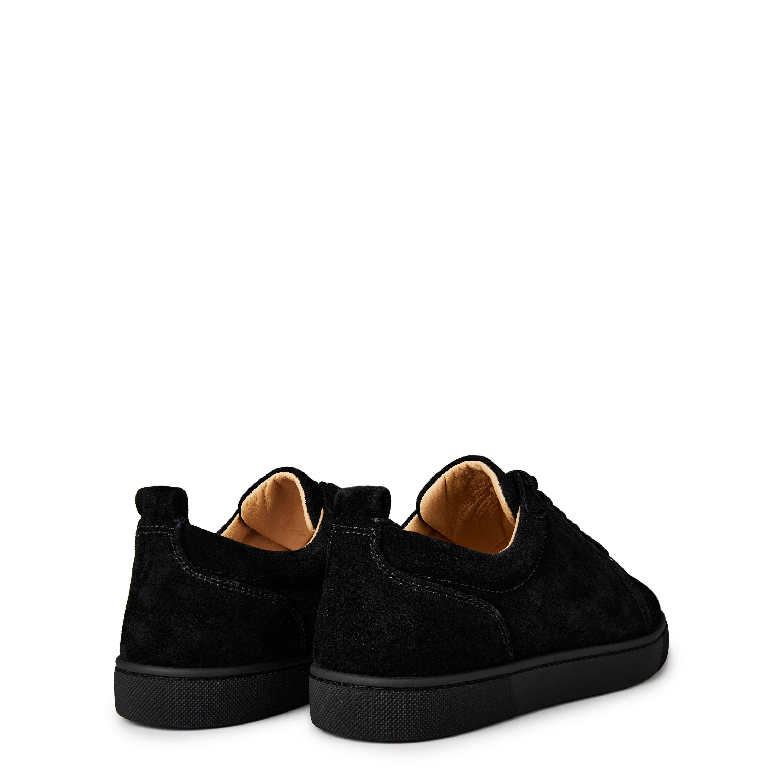Black Suede - Christian Louboutin - Men's Louis Junior Suede Trainers - 5