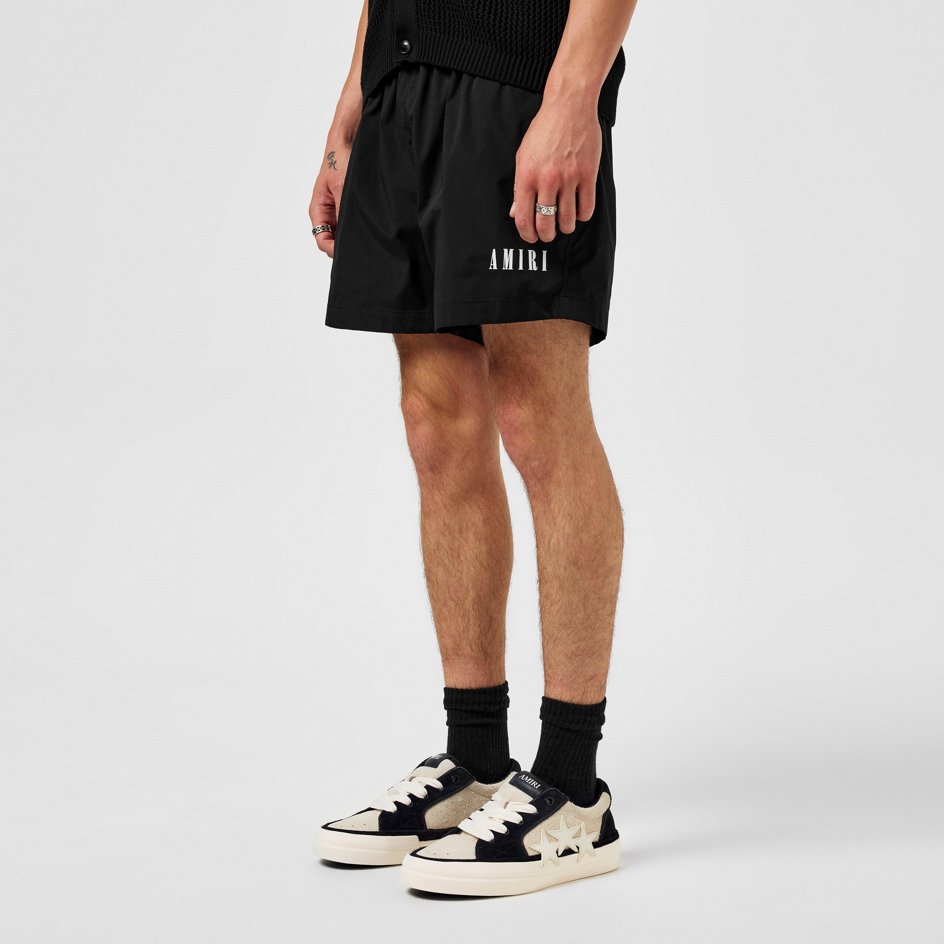 Birch Black - Amiri - Men's Sunset Star Embroidered Suede Low-Top Trainers - 2