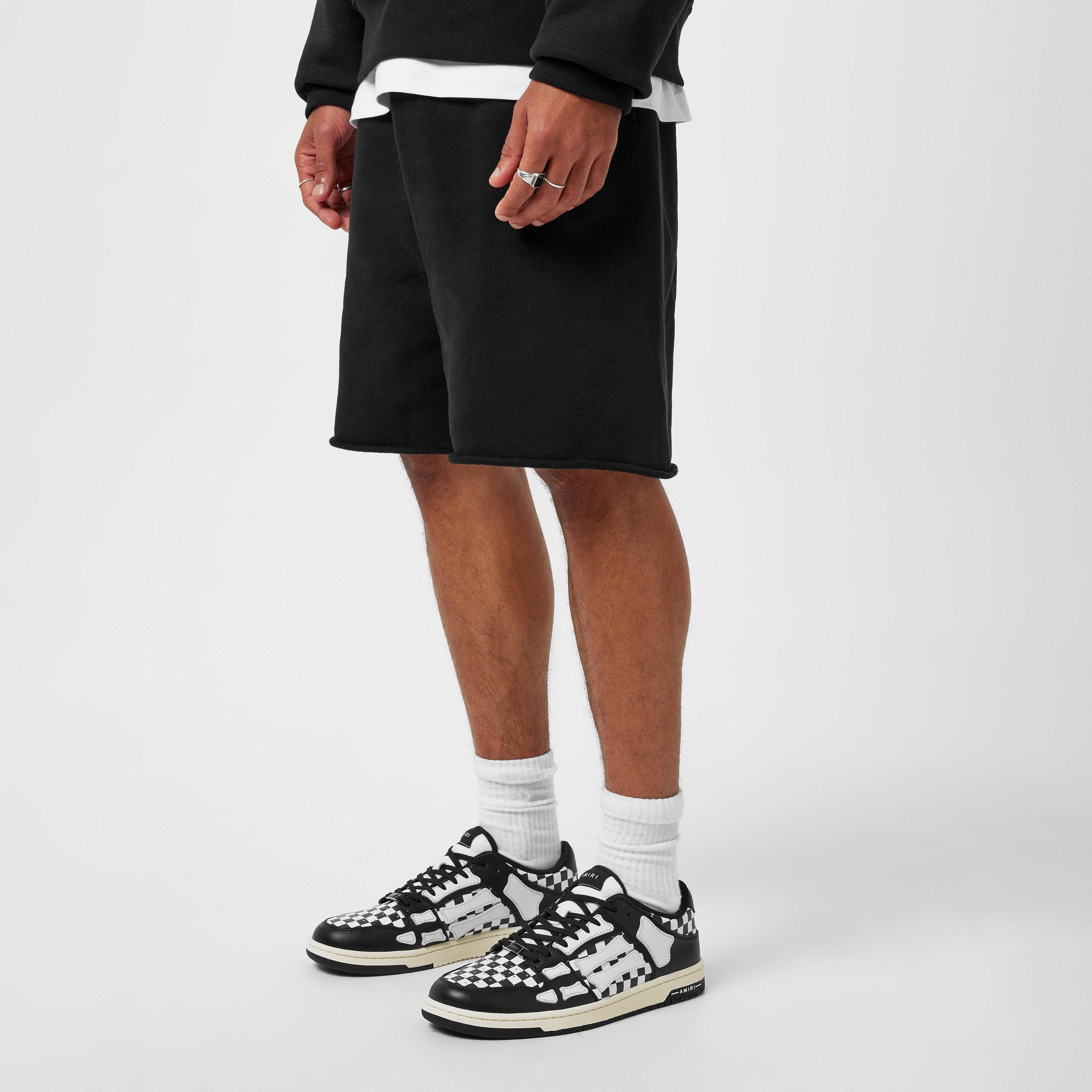 Blk/Wht - Amiri - Skeleton Check Print Low Top Trainers - 2