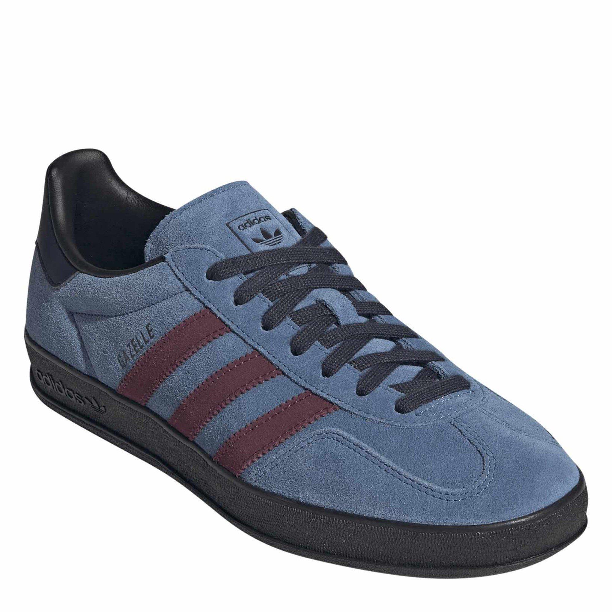 Ink/Maroon - adidas Originals - Gazelle Indoor Shoes - 3