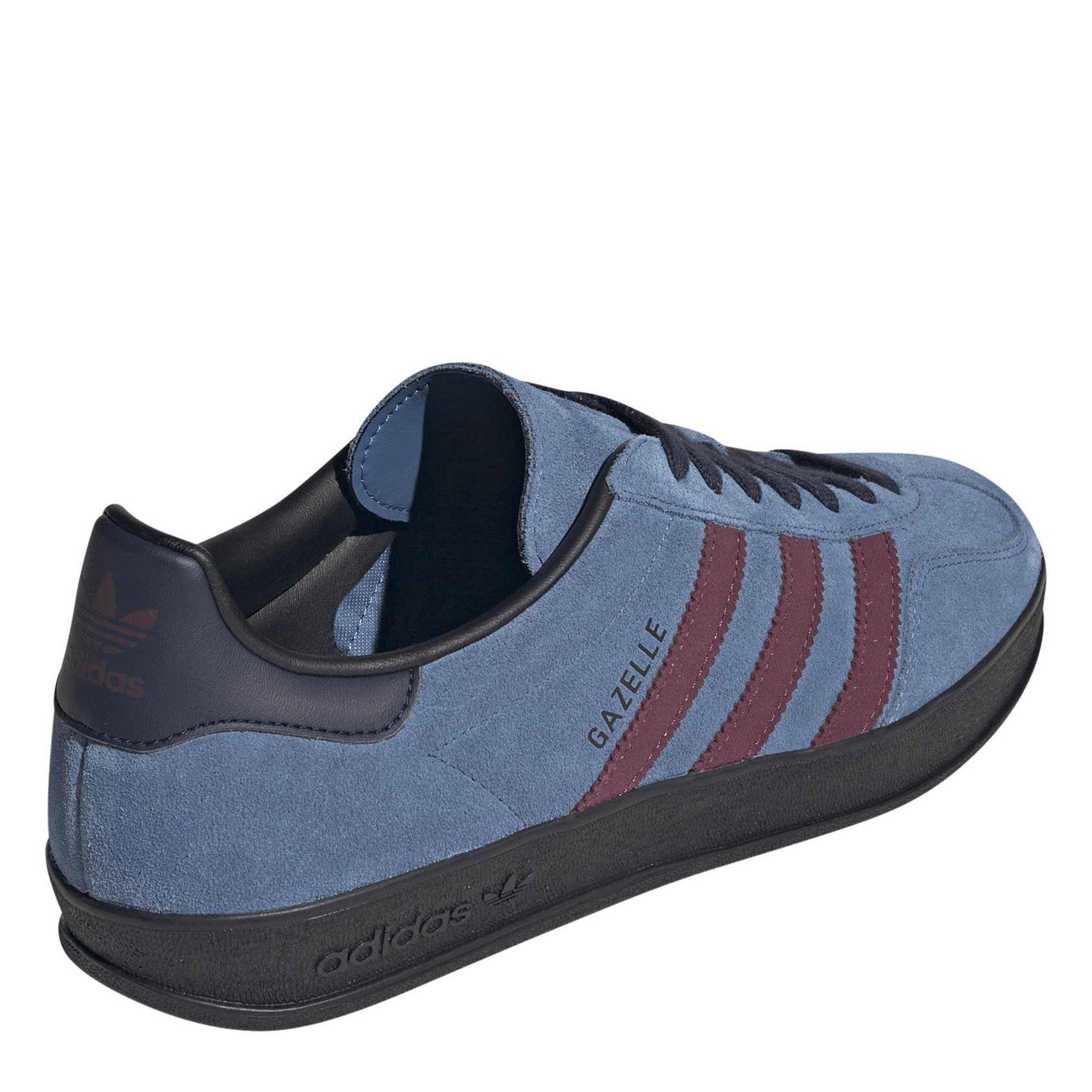 Ink/Maroon - adidas Originals - Gazelle Indoor Shoes - 4