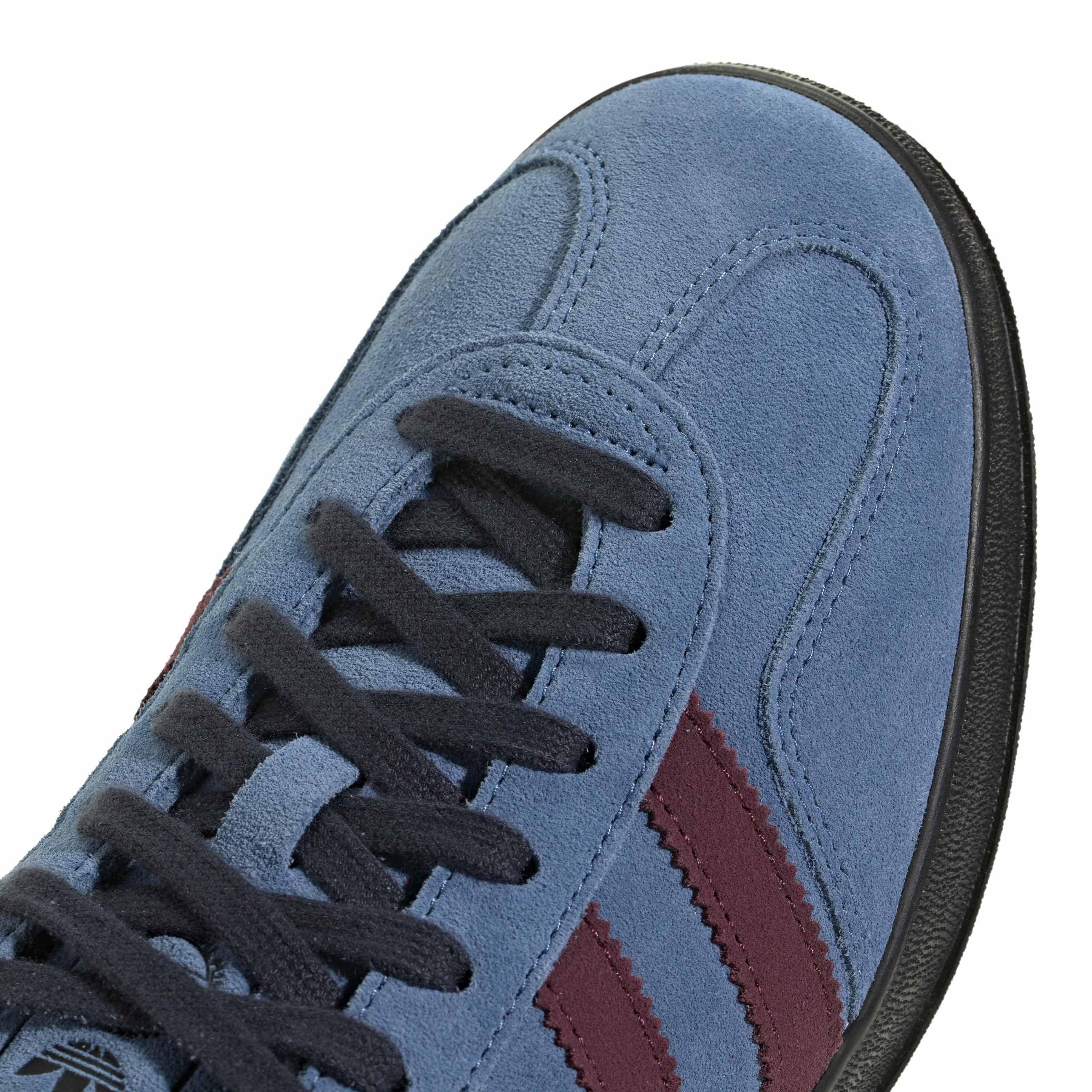 Ink/Maroon - adidas Originals - Gazelle Indoor Shoes - 7