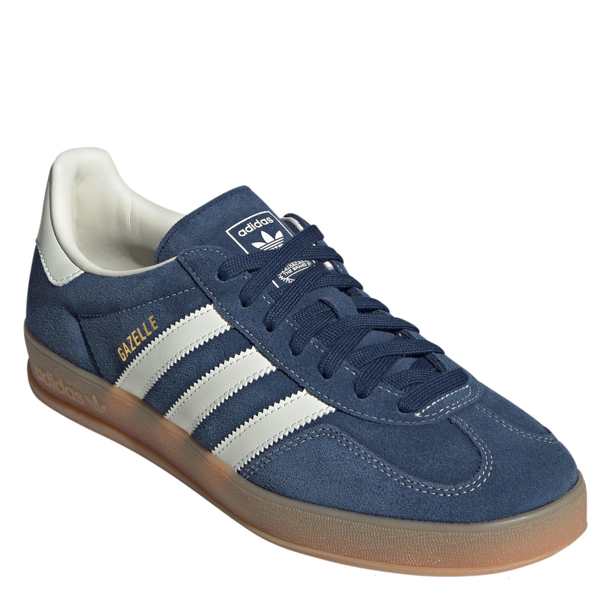 Indigo/White - adidas Originals - Gazelle Indoor Shoes - 3