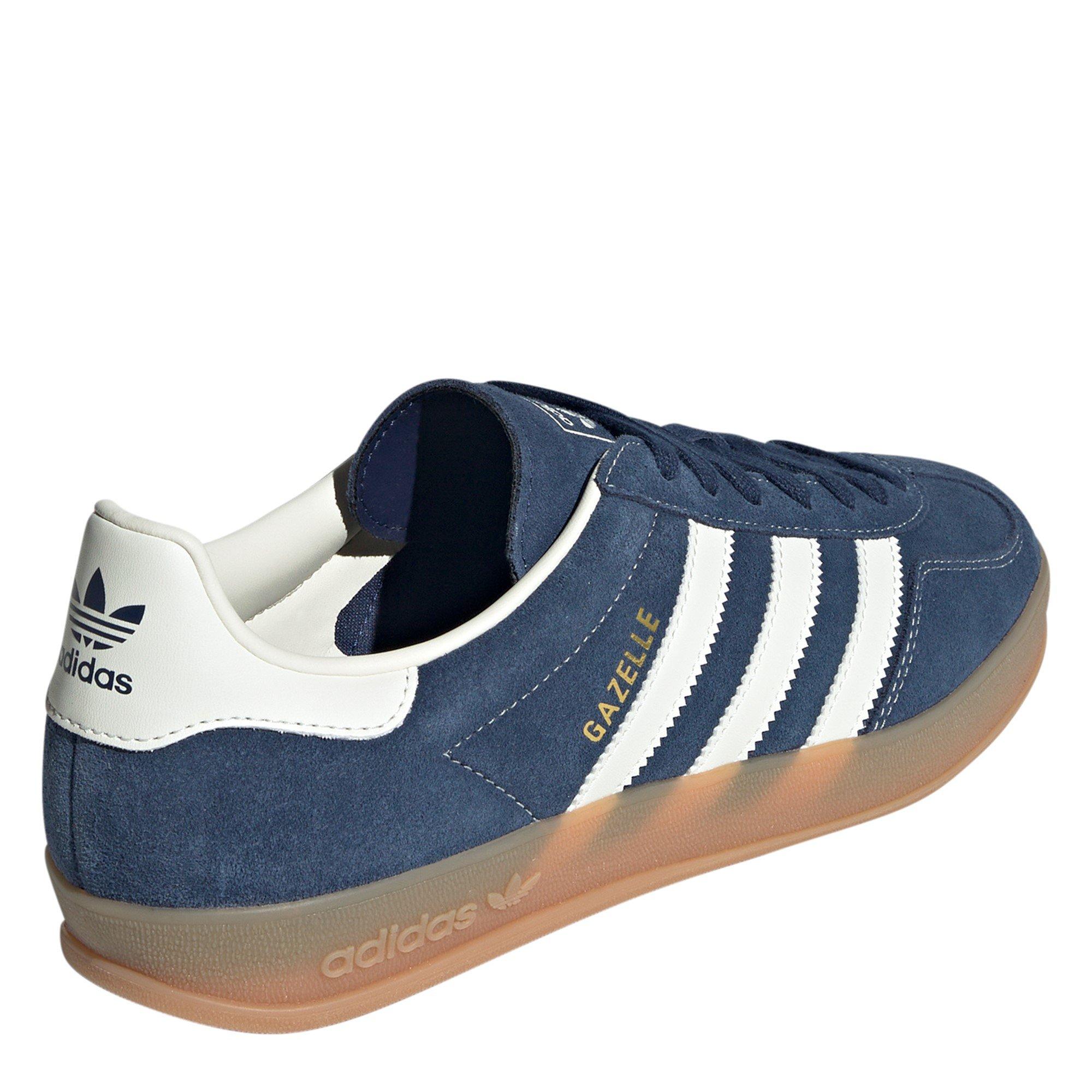 Indigo/White - adidas Originals - Gazelle Indoor Shoes - 4