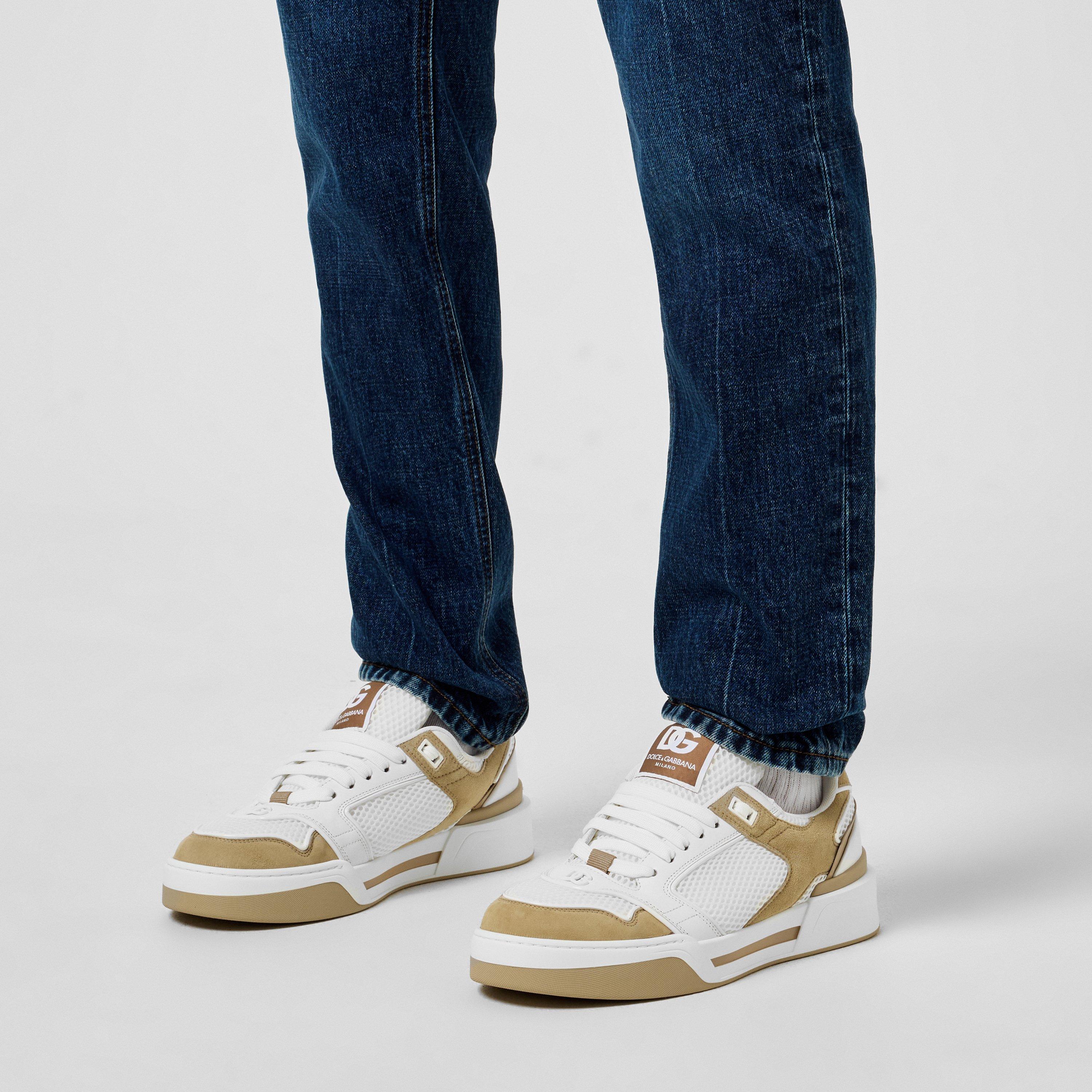 White/Beige - Dolce and Gabbana - New Roma Sneakers - 2