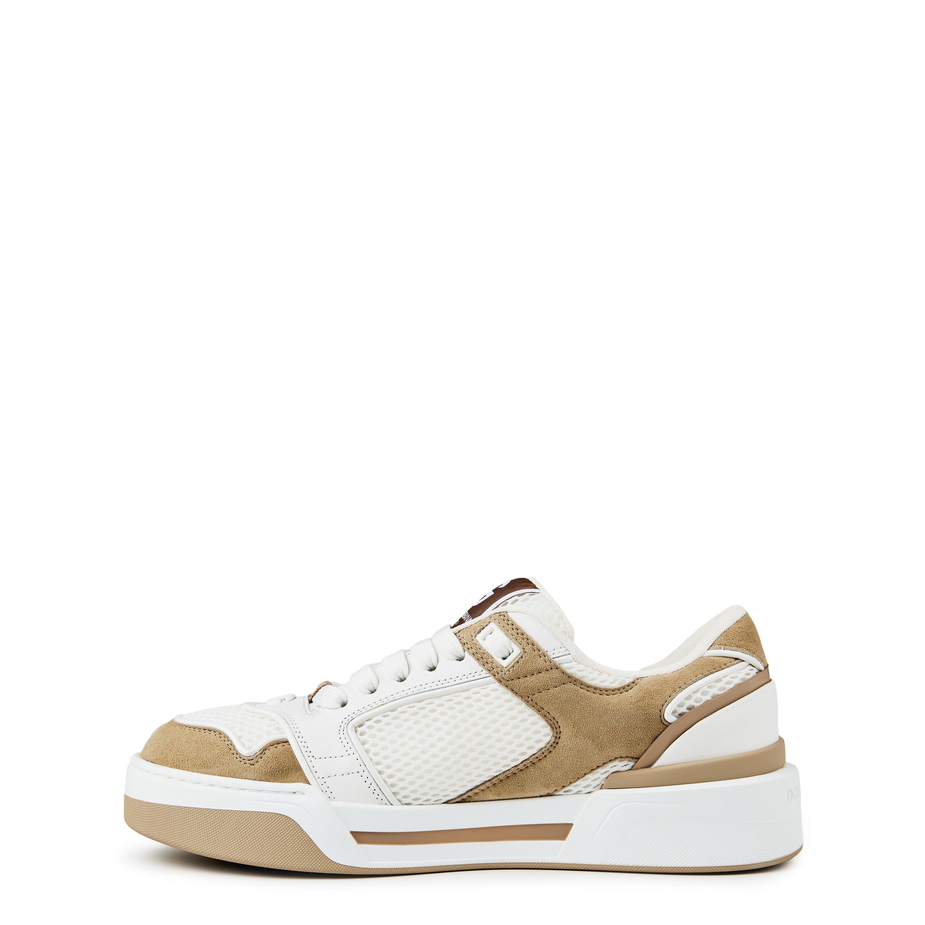 White/Beige - Dolce and Gabbana - New Roma Sneakers - 3