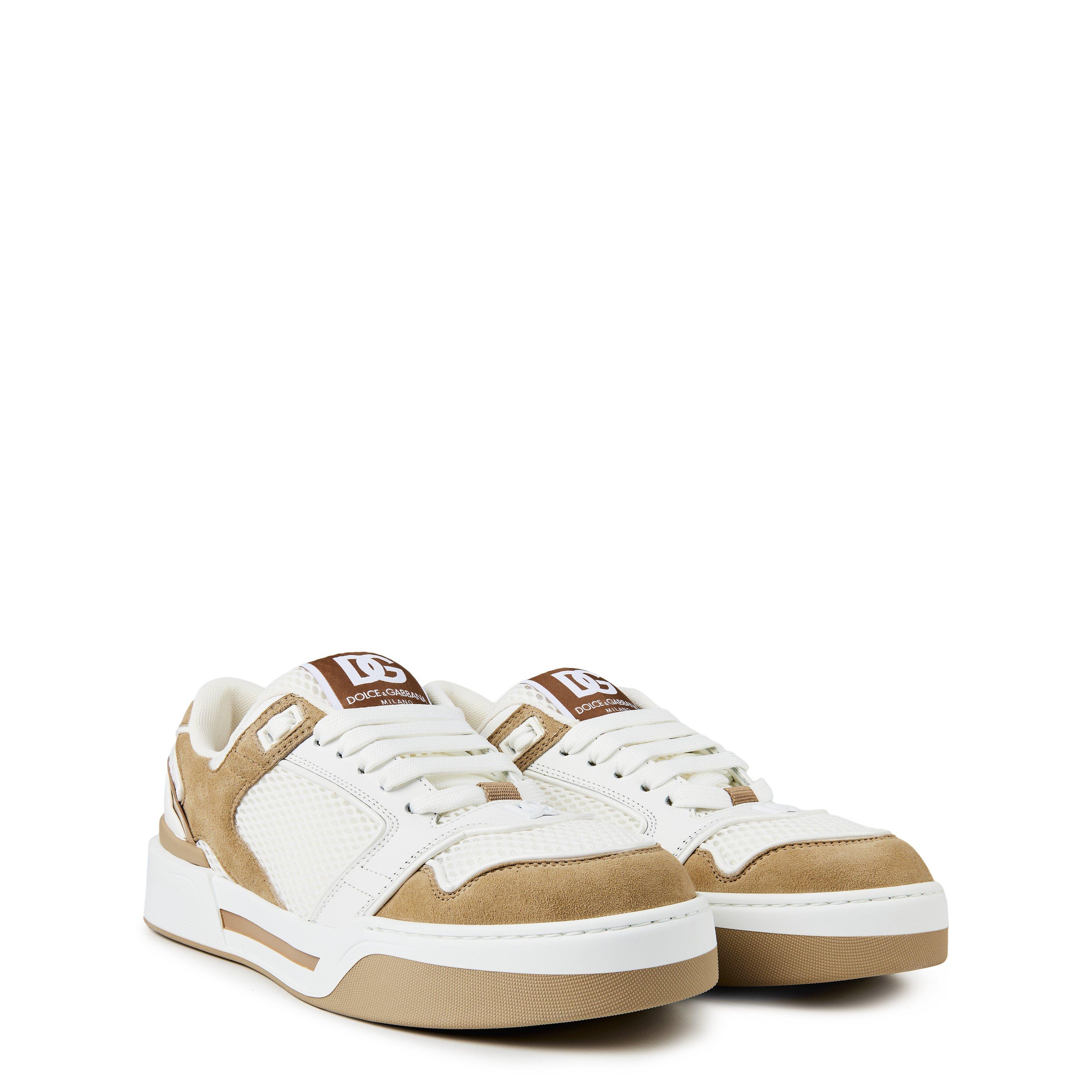 White/Beige - Dolce and Gabbana - New Roma Sneakers - 4