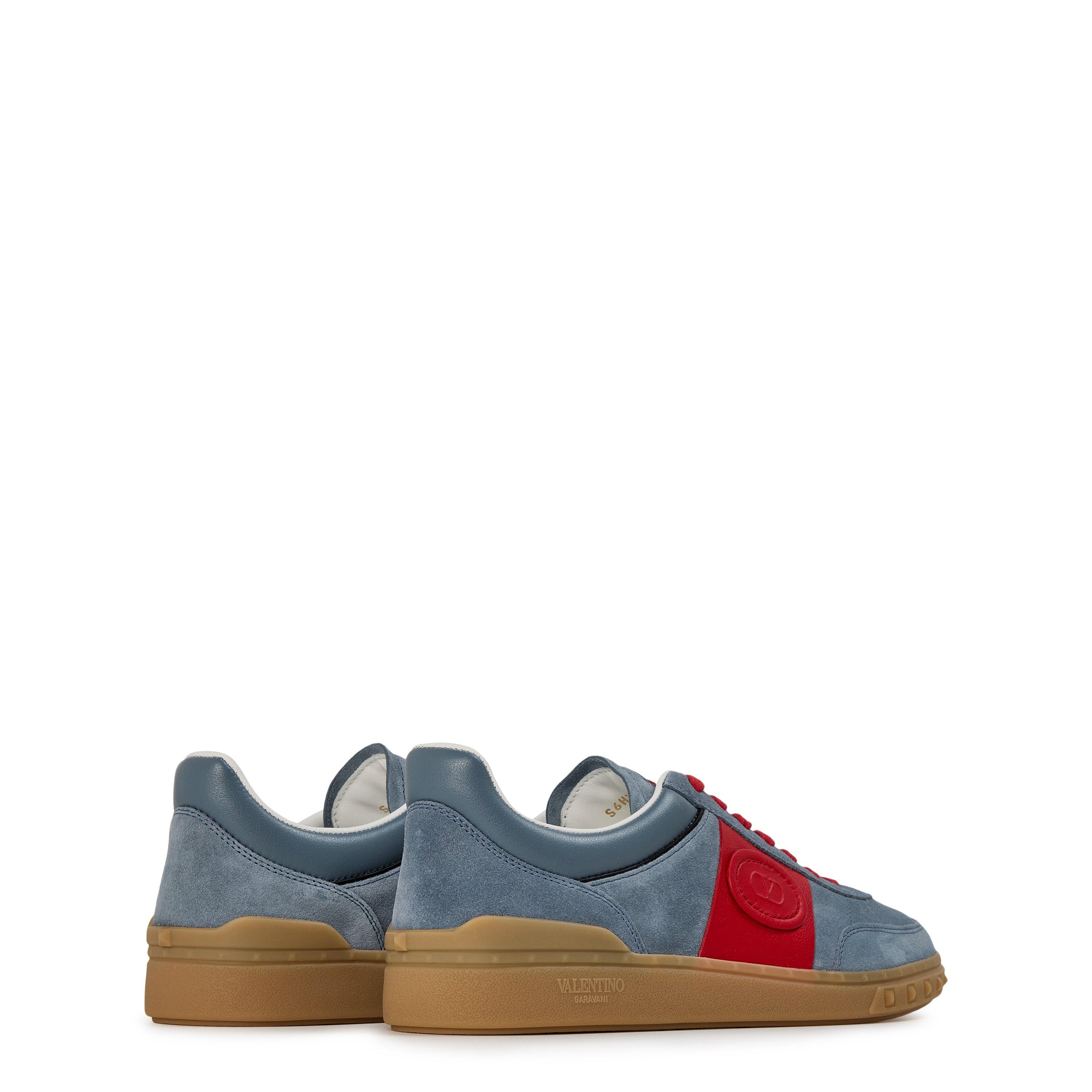 スニーカー Valentino Garavani Coral Suede Upvillage Sneakers VALENTINO GARAVANI Upvillage embossed leather-trimmed