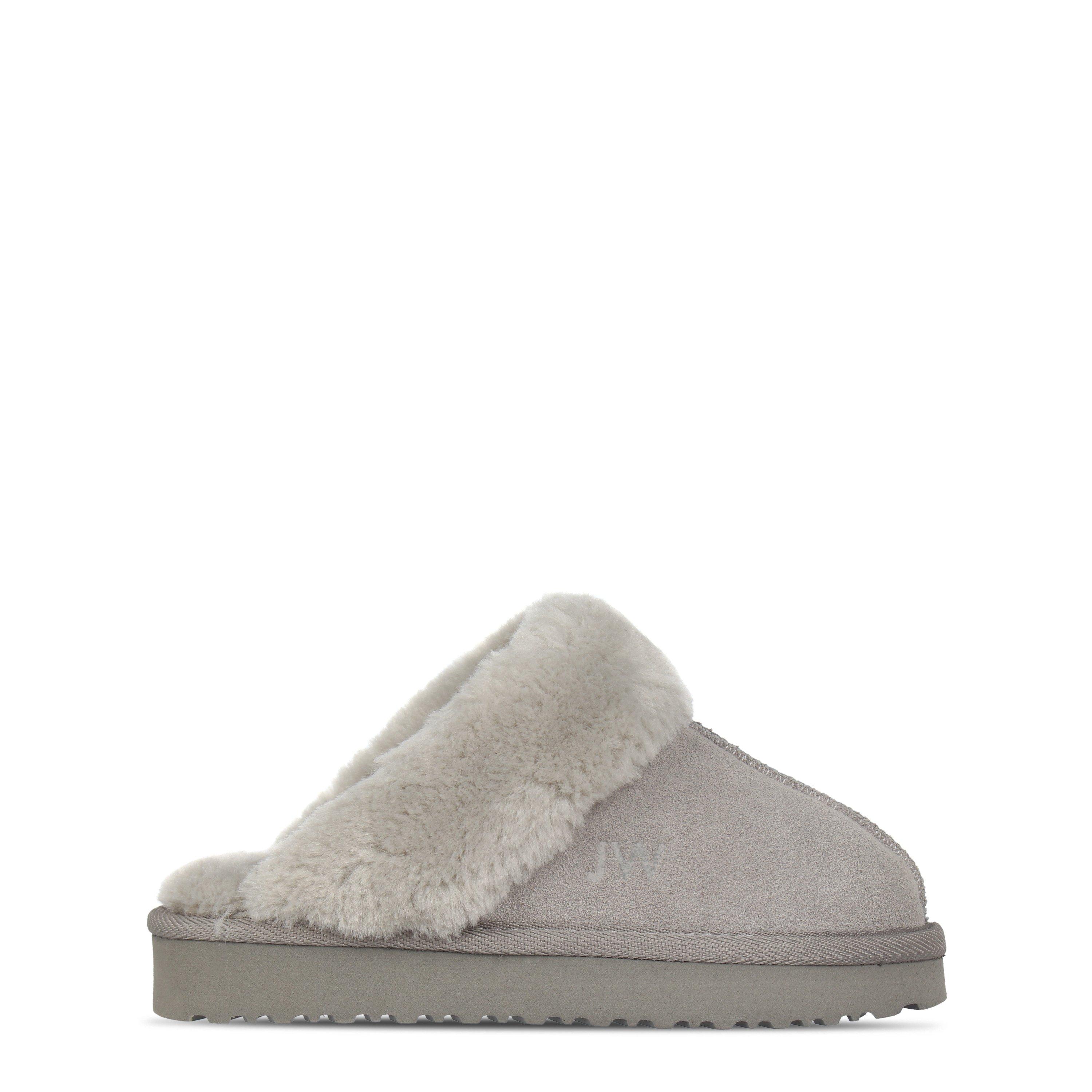 Jack Wills Girls Mule Slipper Childrens - Grey - C11 (29)