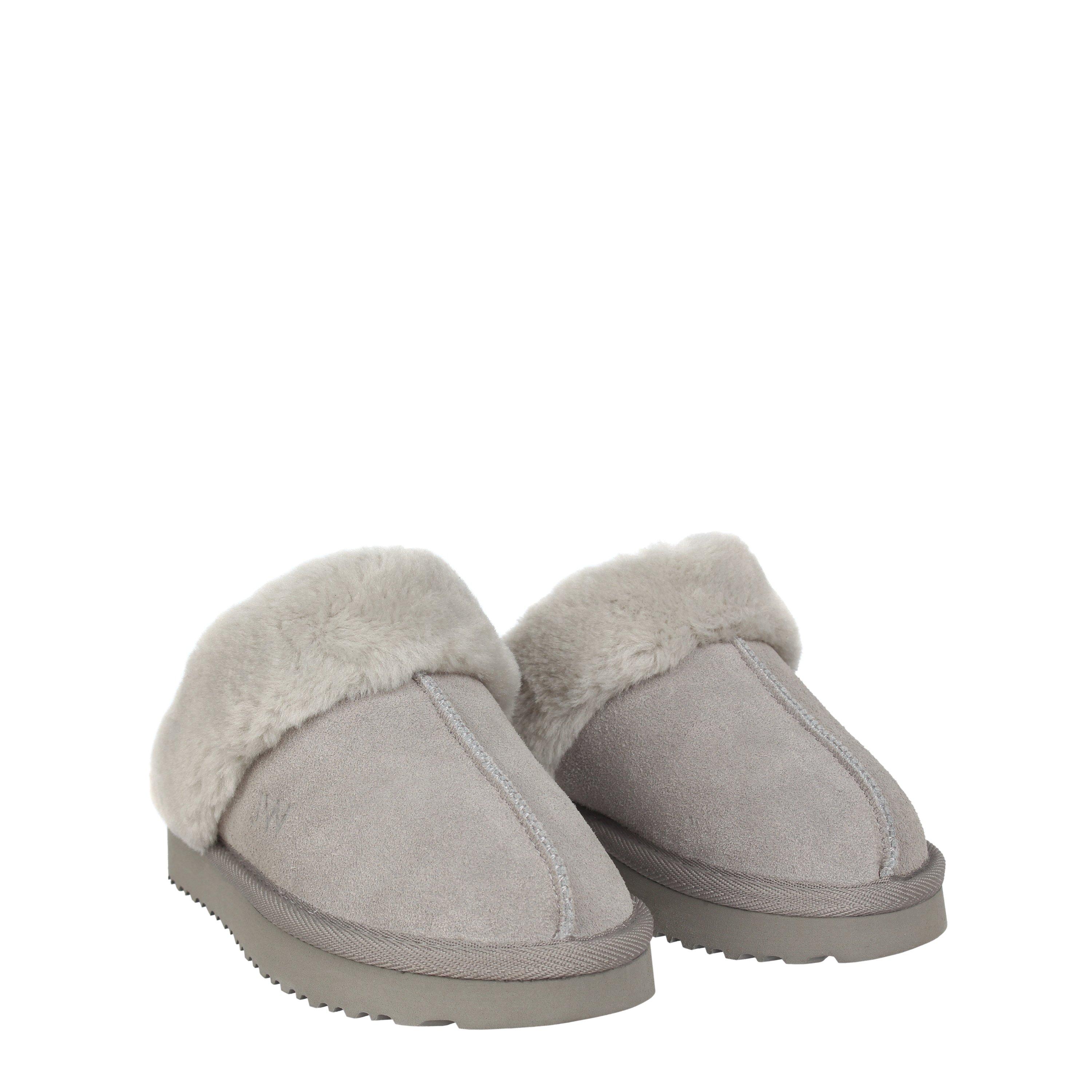 Grey - Jack Wills - Mule Slipper Childrens - 3