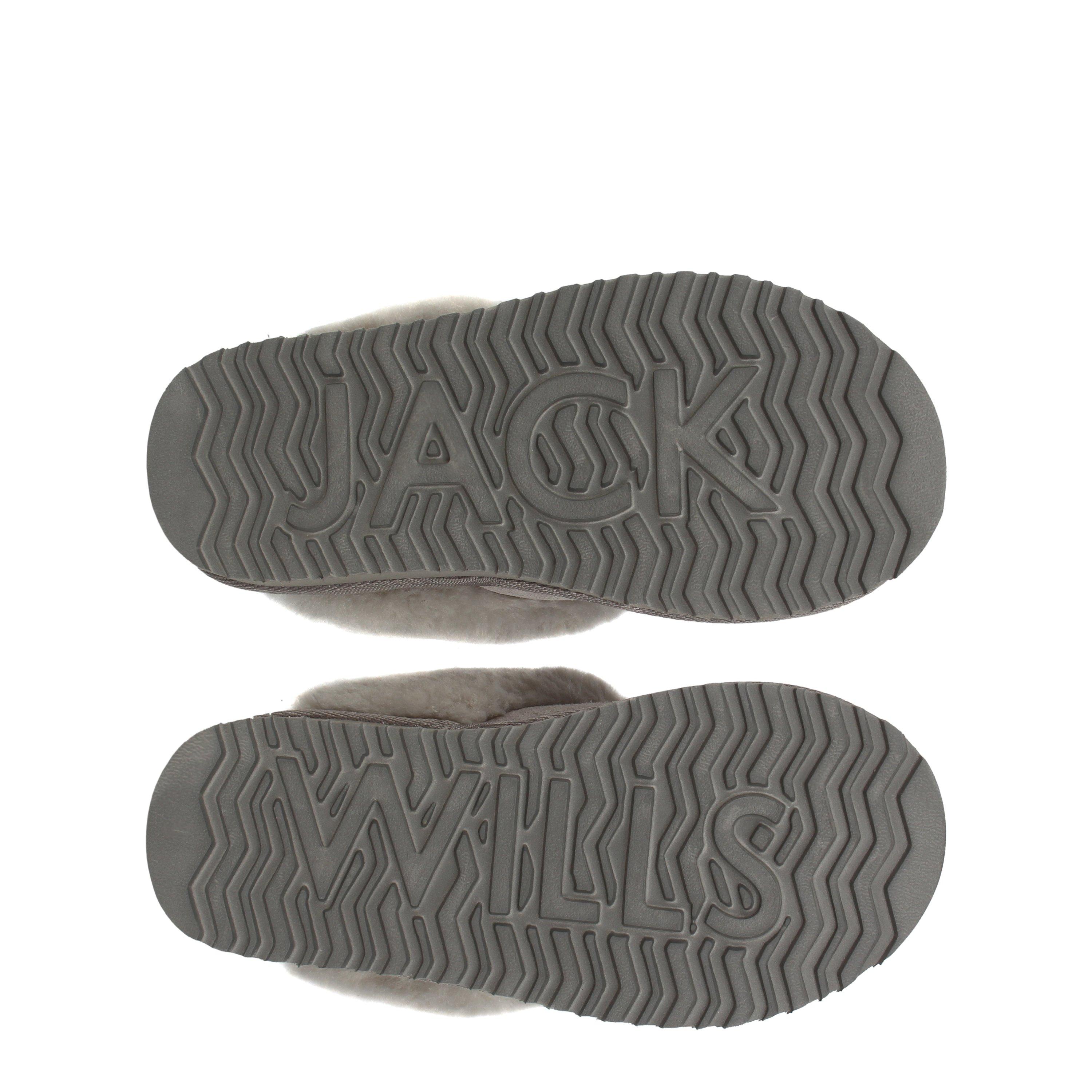Grey - Jack Wills - Mule Slipper Childrens - 6