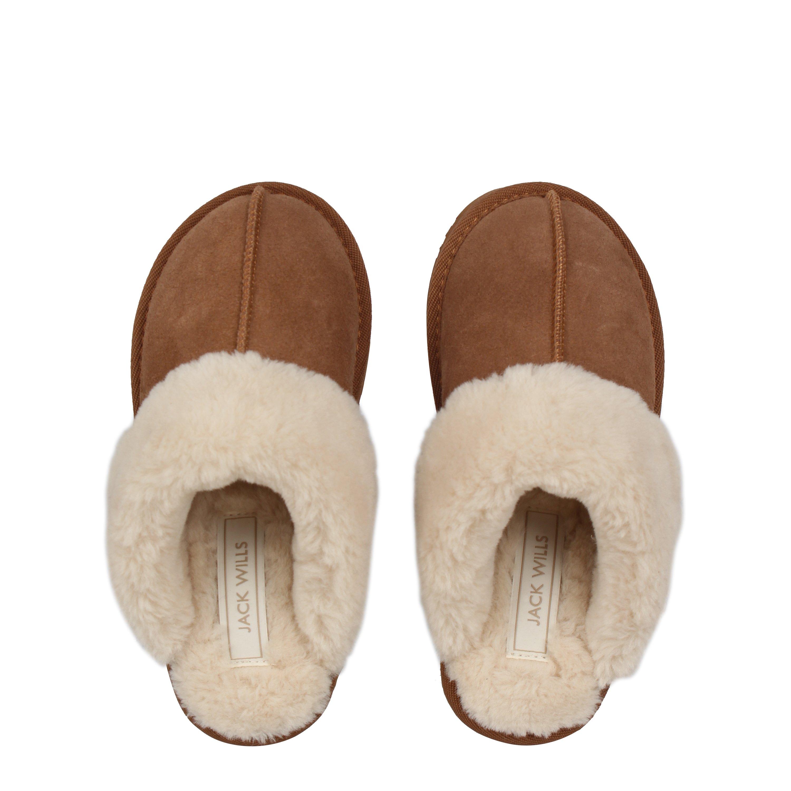 Tan - Jack Wills - Mule Slipper Childrens - 5