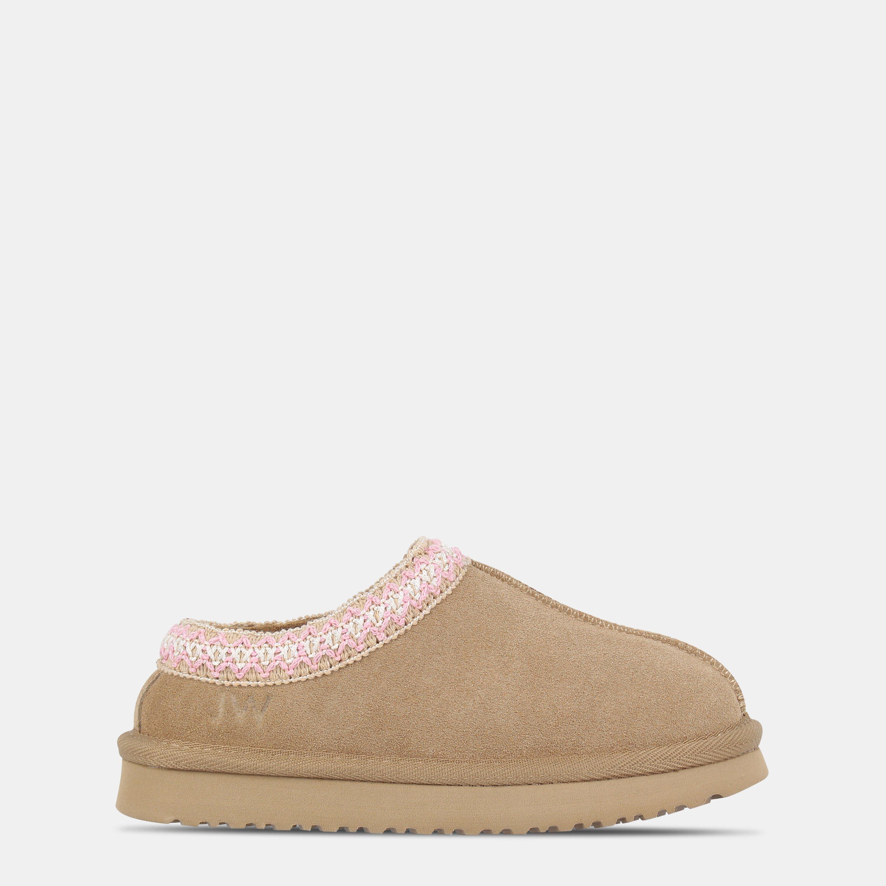 Jack Wills Boys Slip-On Snug Childrens - Sand/Pink - 1 (33)
