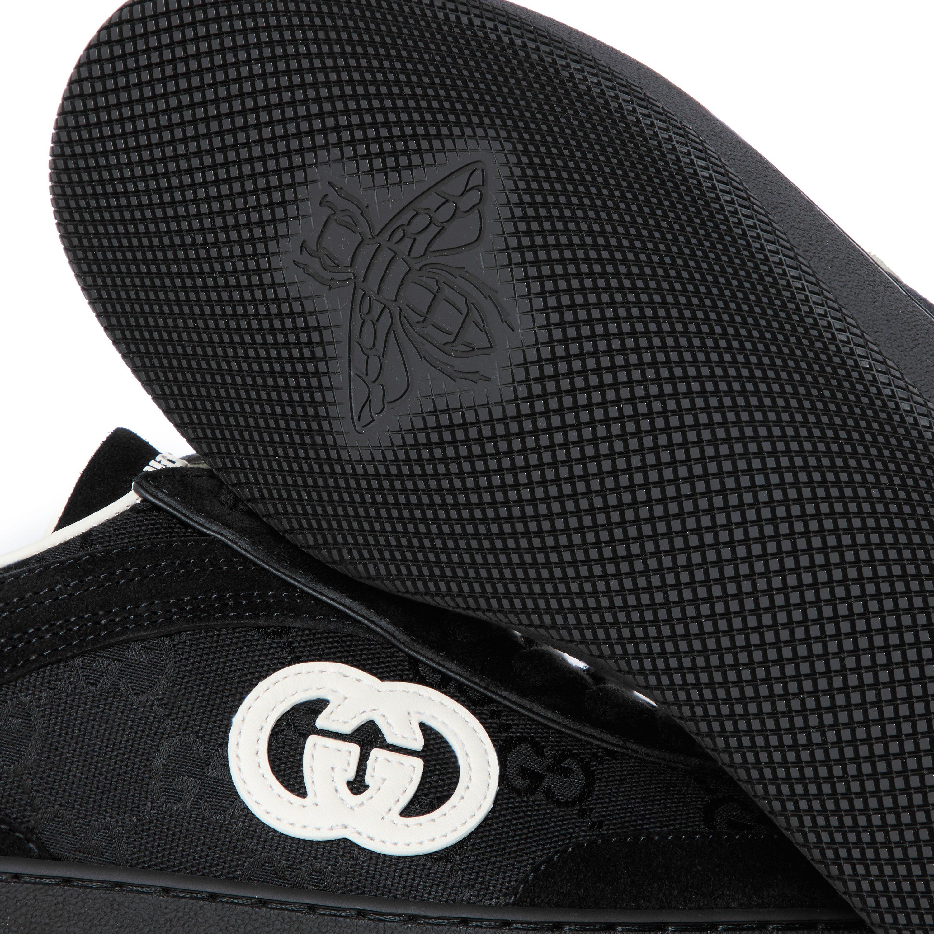Black/White - Gucci - Interlocking G G74 Sneakers - 4