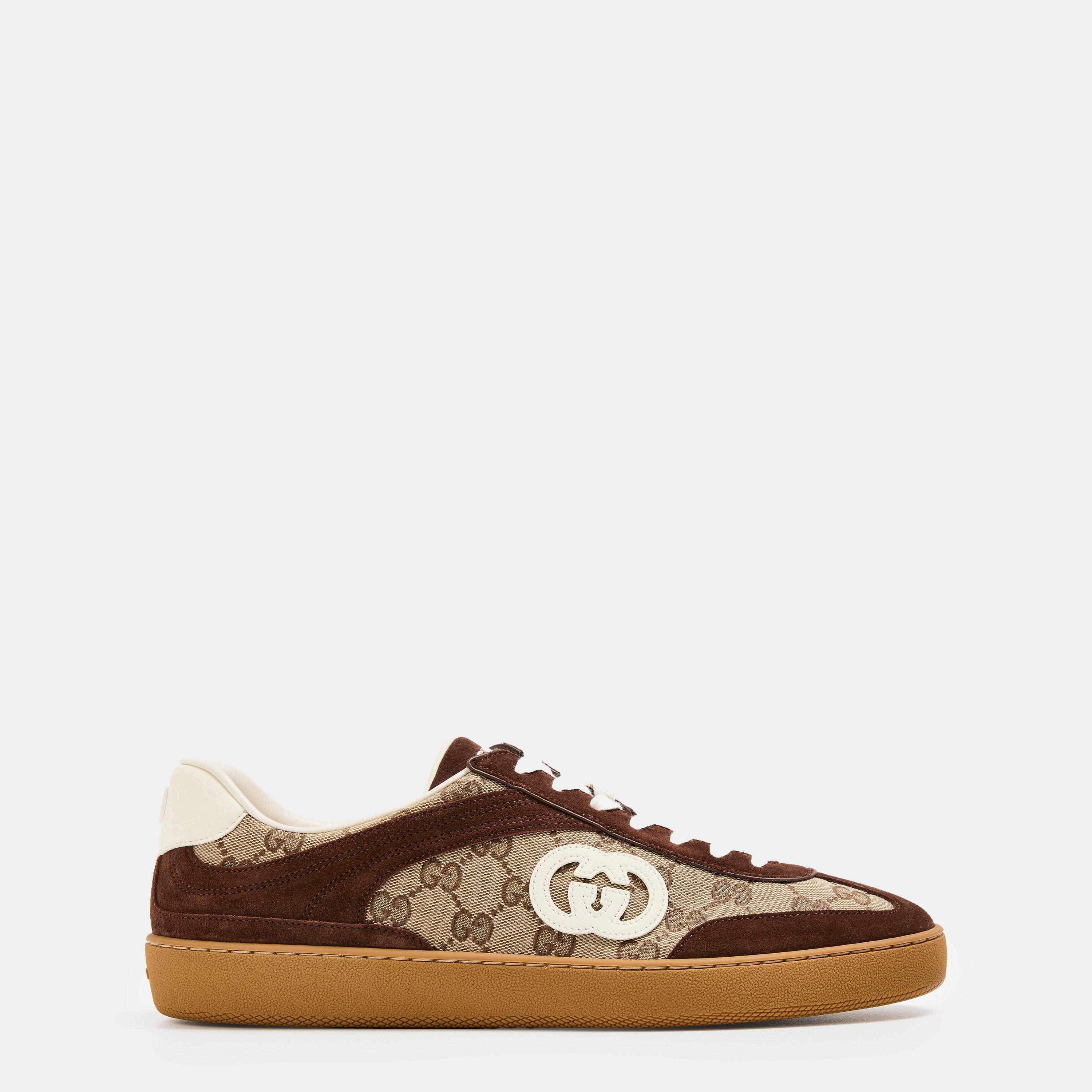 Beige/GG - Gucci - Interlocking G G74 Sneakers - 1