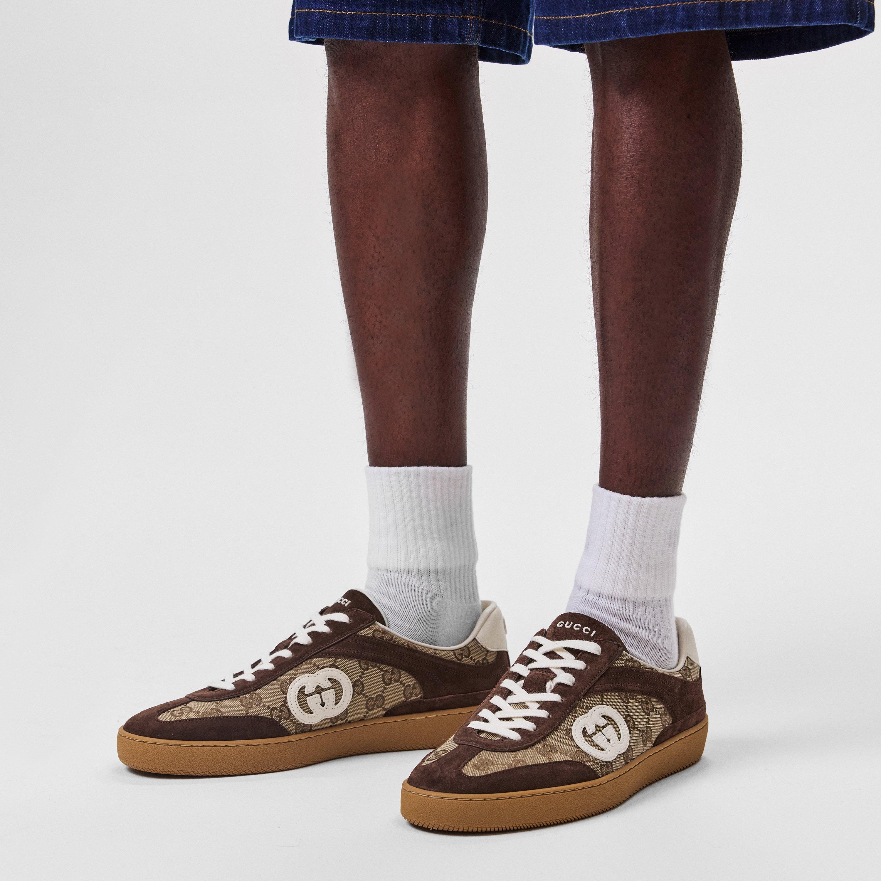 Beige/GG - Gucci - Interlocking G G74 Sneakers - 3