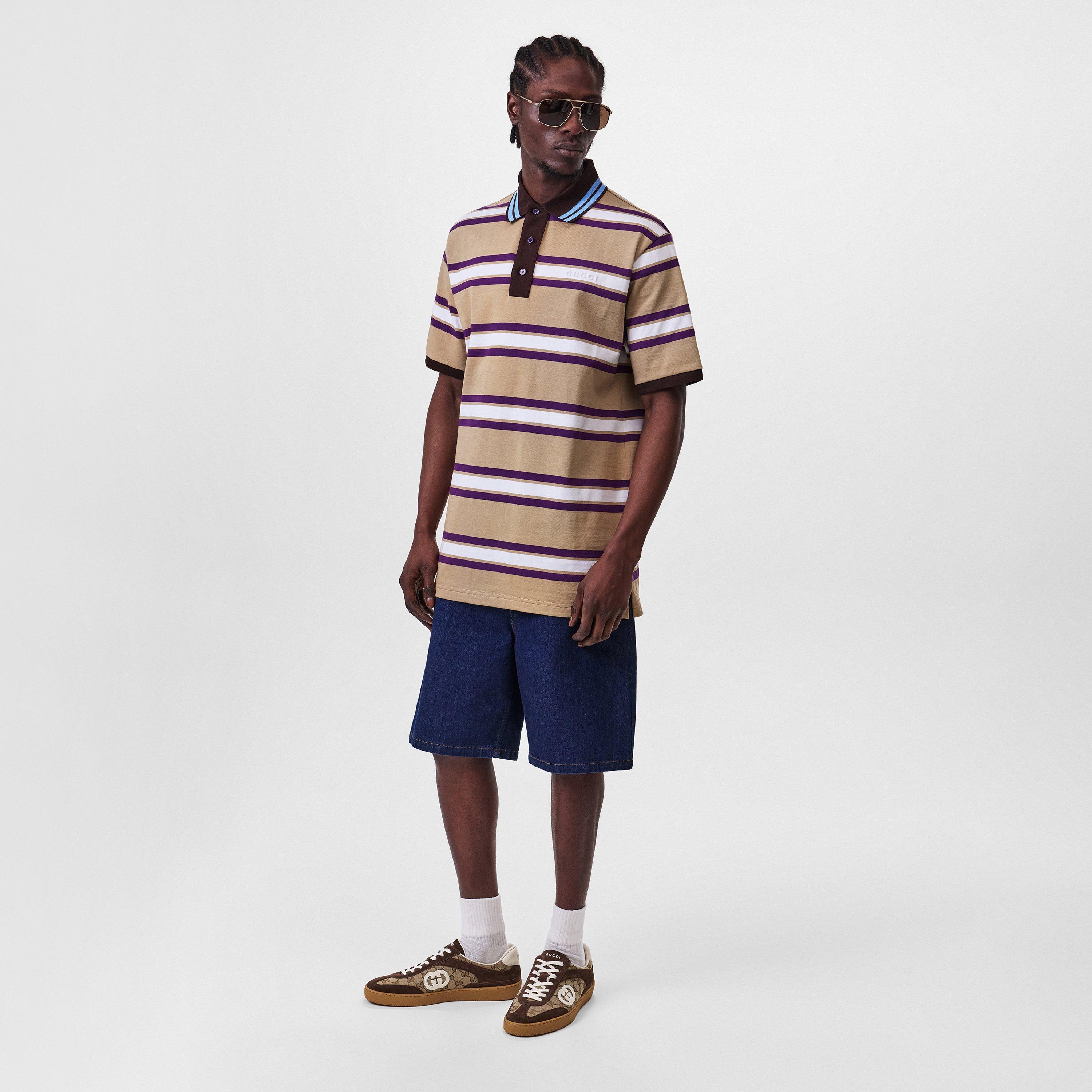 Beige/GG - Gucci - Interlocking G G74 Sneakers - 6