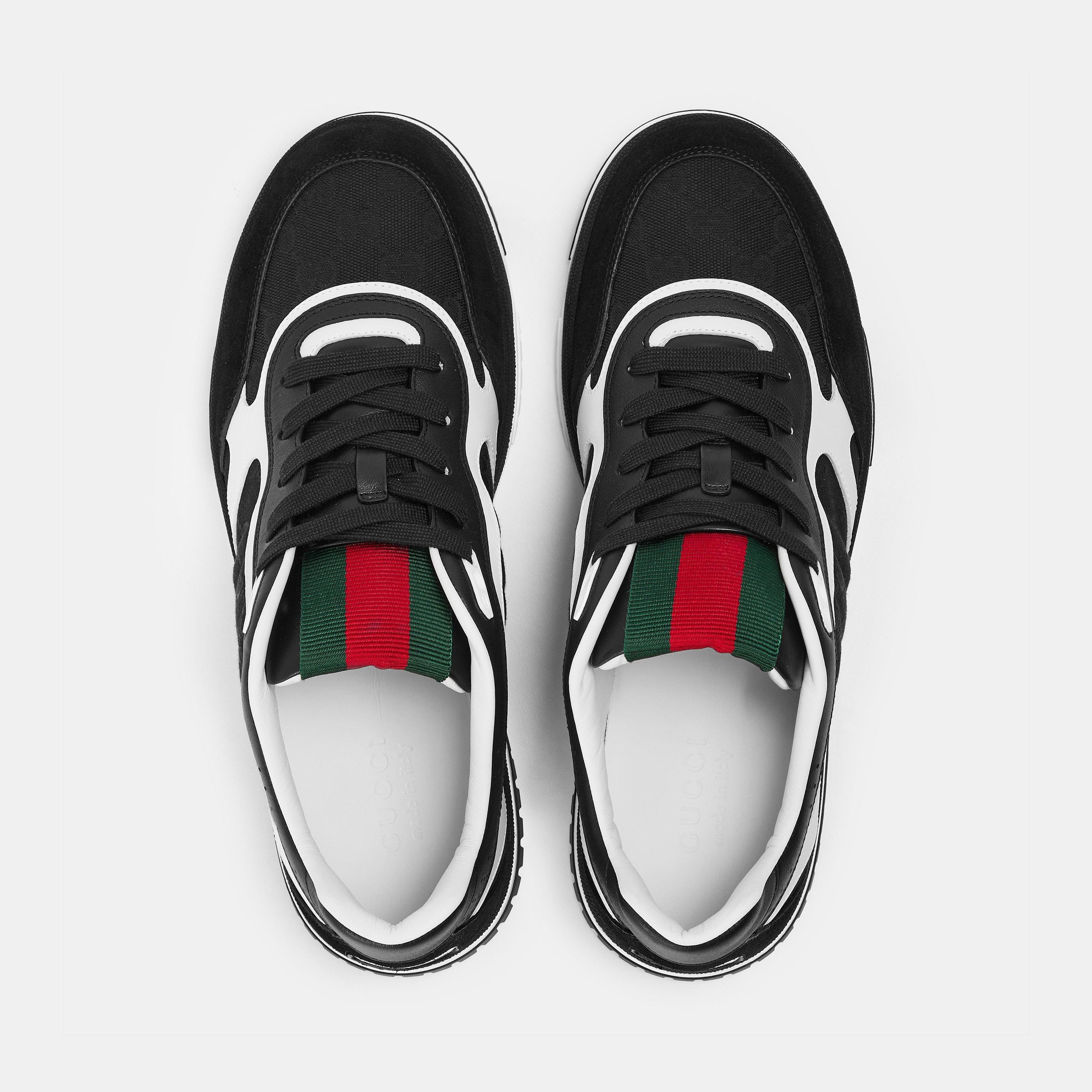 Black/White - Gucci - Re-Web Sneakers - 5