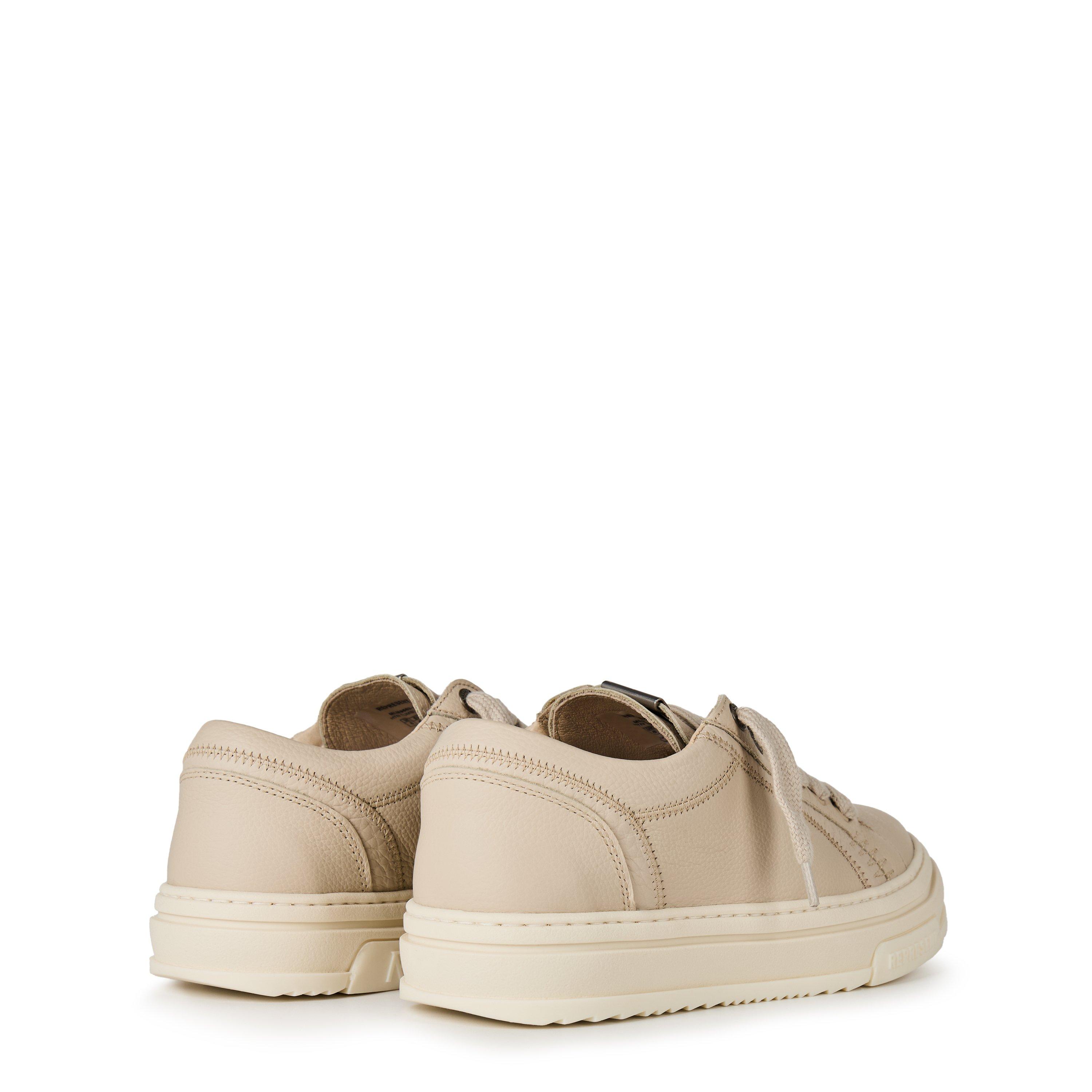 Sand - Represent - Men's Tumble Mix Grain Leather Trainers - 4