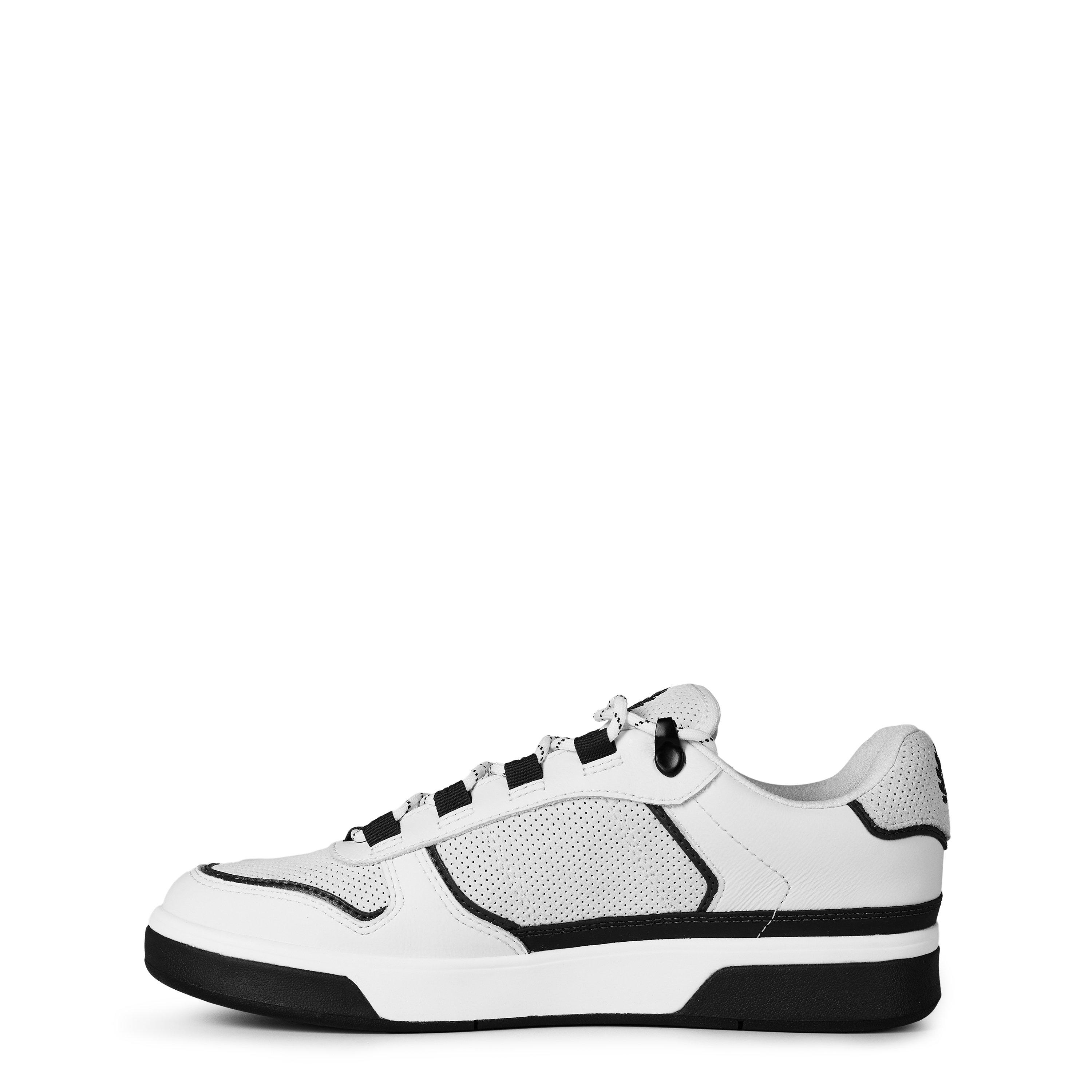X42 White/Grey - Fred Perry - Men's Court Low-Top Trainers - 3