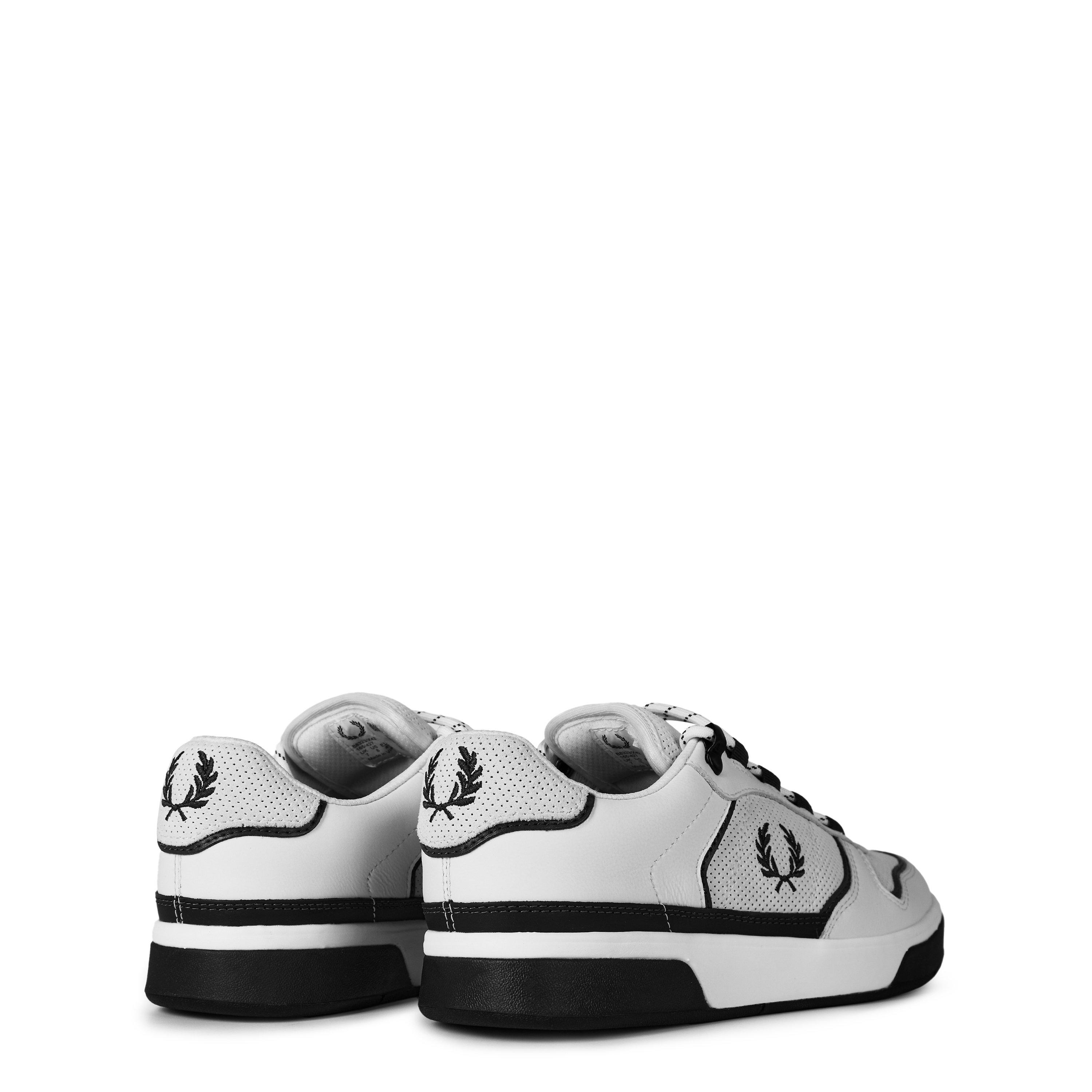 X42 White/Grey - Fred Perry - Men's Court Low-Top Trainers - 5