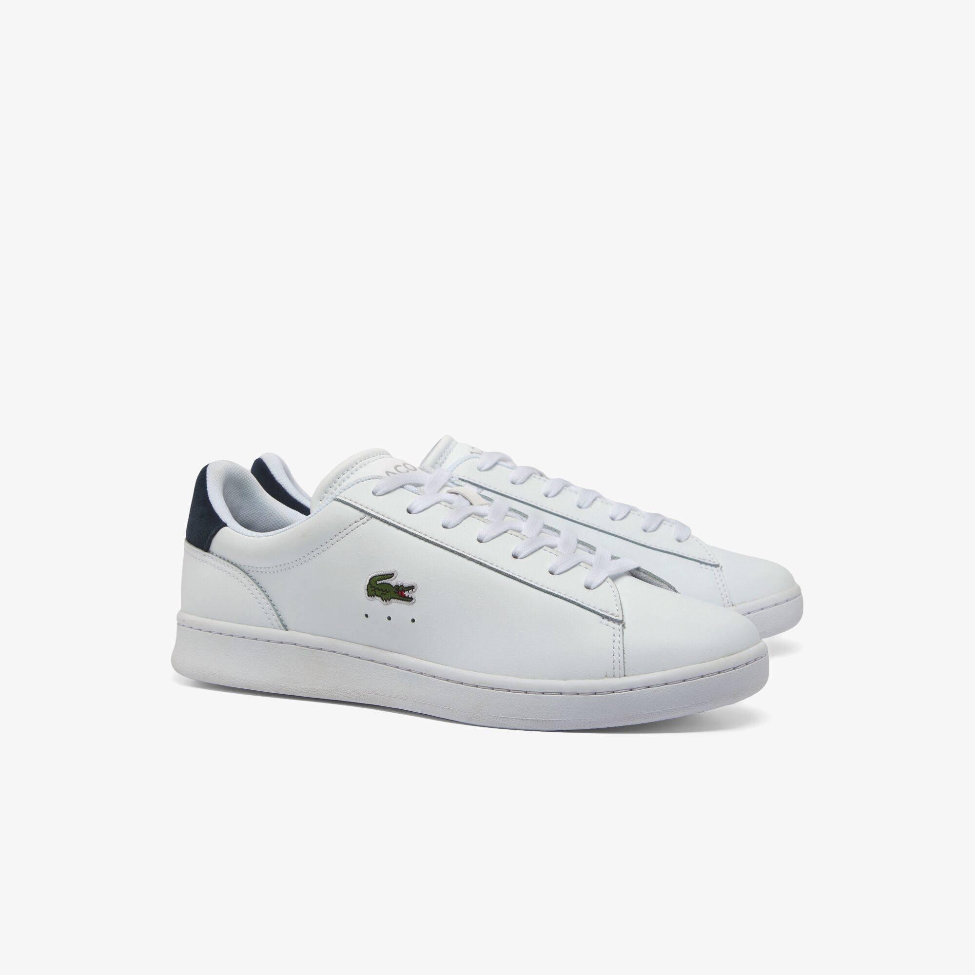 Wit/Marineblauw 042 - Lacoste - Men's Carnaby Low-Top Trainers - 2