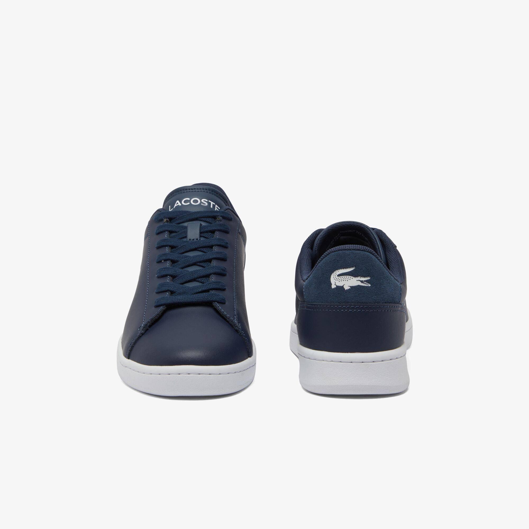 Navy/White 092 - Lacoste - Men's Carnaby Low-Top Trainers - 3