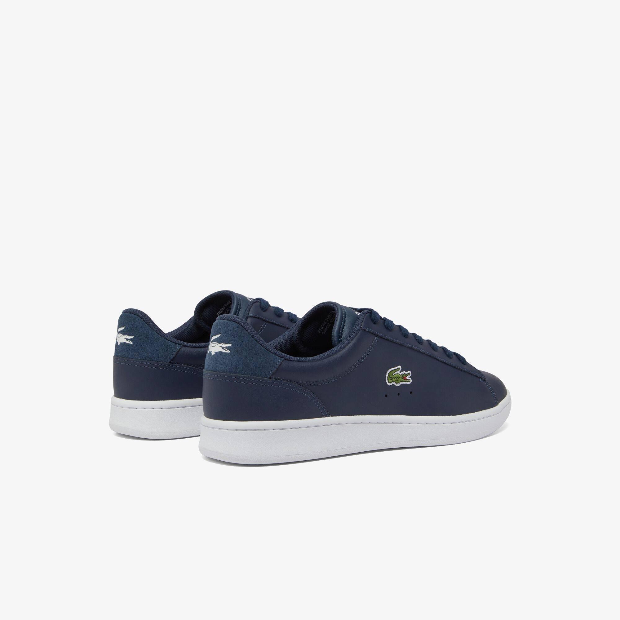 Navy/White 092 - Lacoste - Men's Carnaby Low-Top Trainers - 4