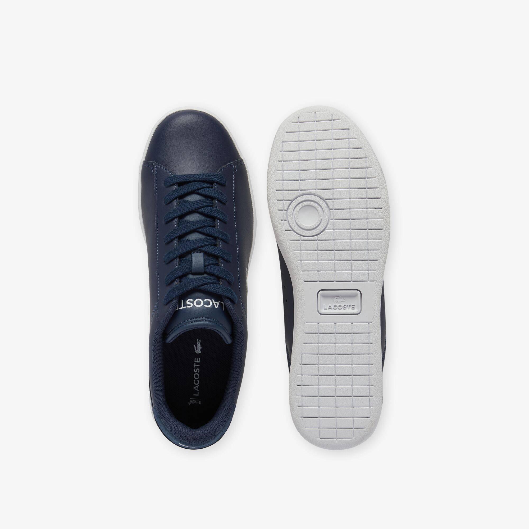 Navy/White 092 - Lacoste - Men's Carnaby Low-Top Trainers - 5