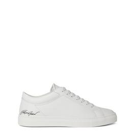 Emporio Armani Leather Trainers