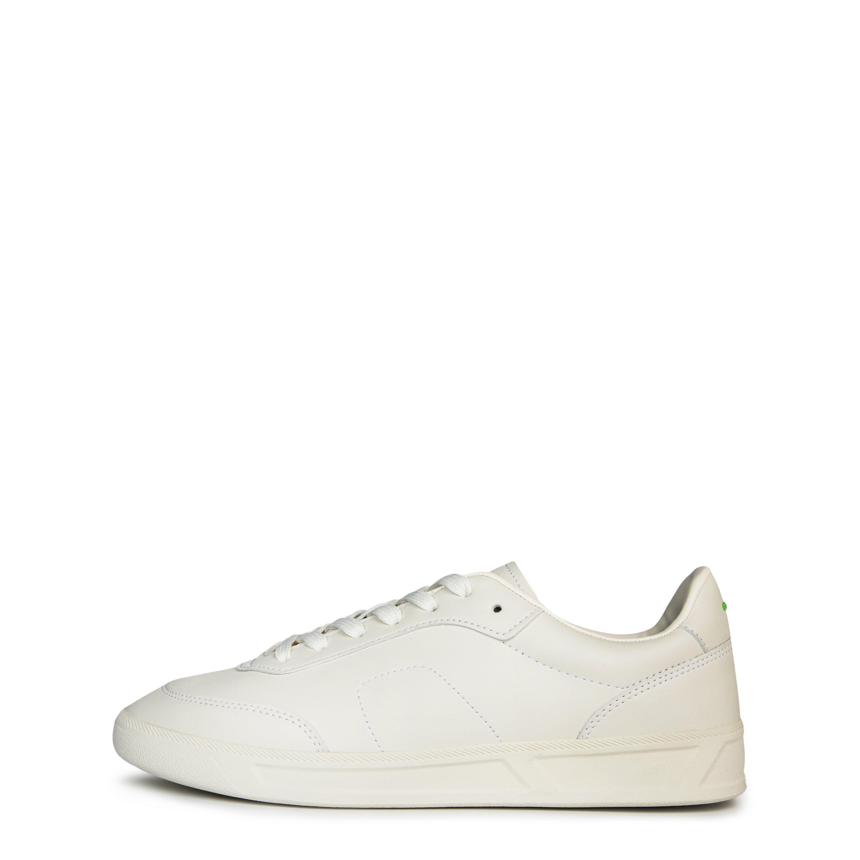 Weiß 100 - Boss - Mens BOSS Leather Trainers with Logo Detail - Premium Construction (Brandon) - 2