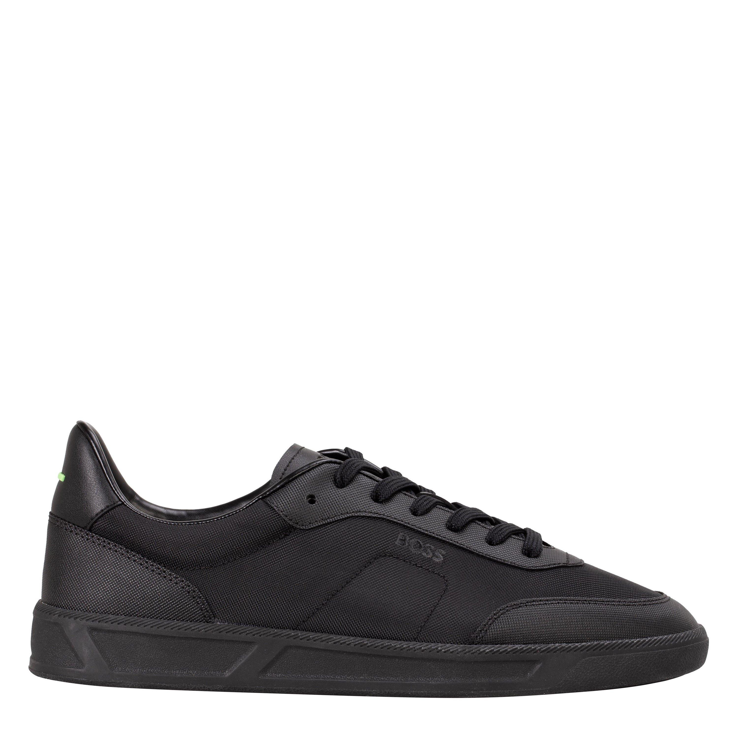 Black 005 - Boss - Men's Brandon Mesh Low Top Trainers, Mesh Construction - 1