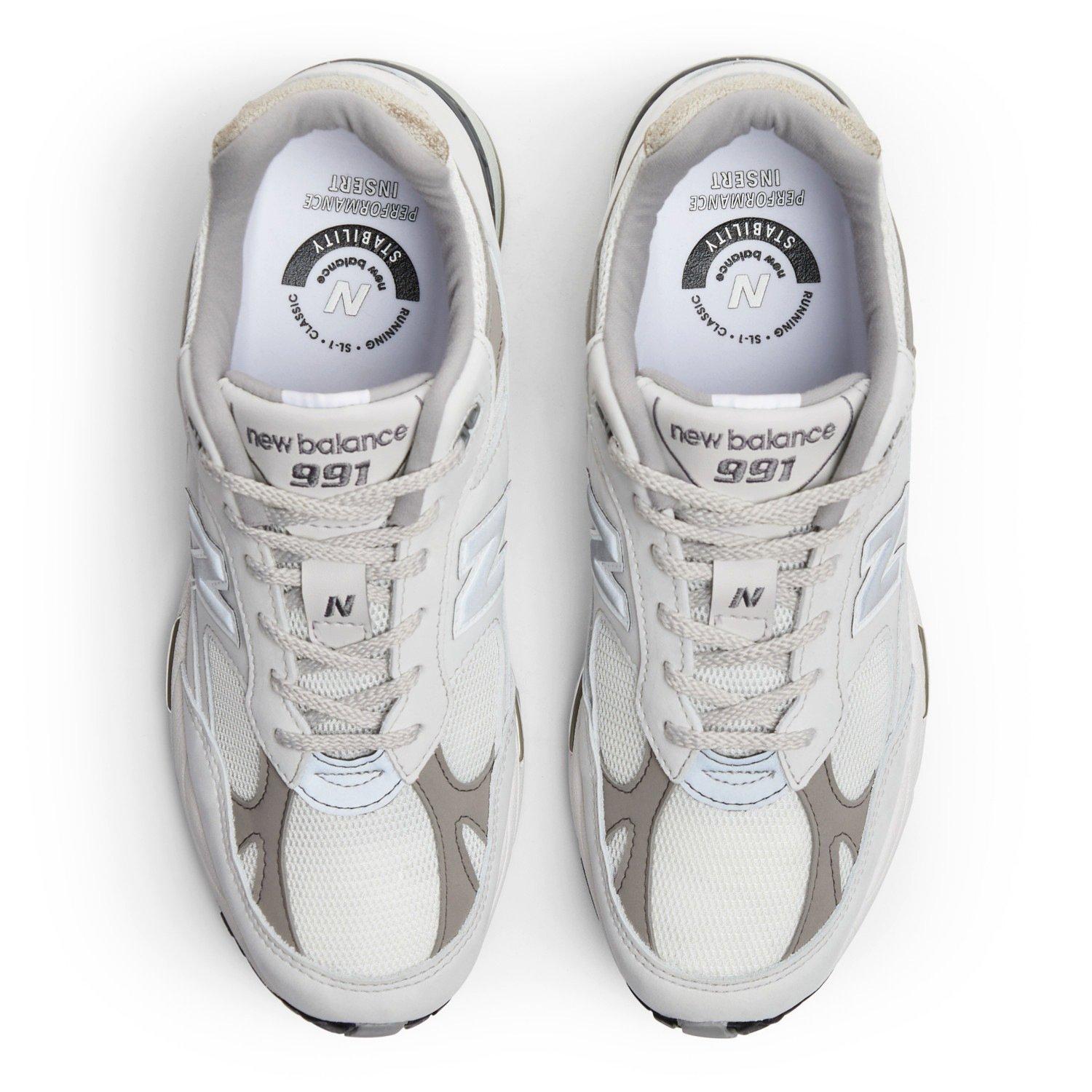 Dawn Blue - New Balance - Men's Made in UK Low-Top Trainers - 3