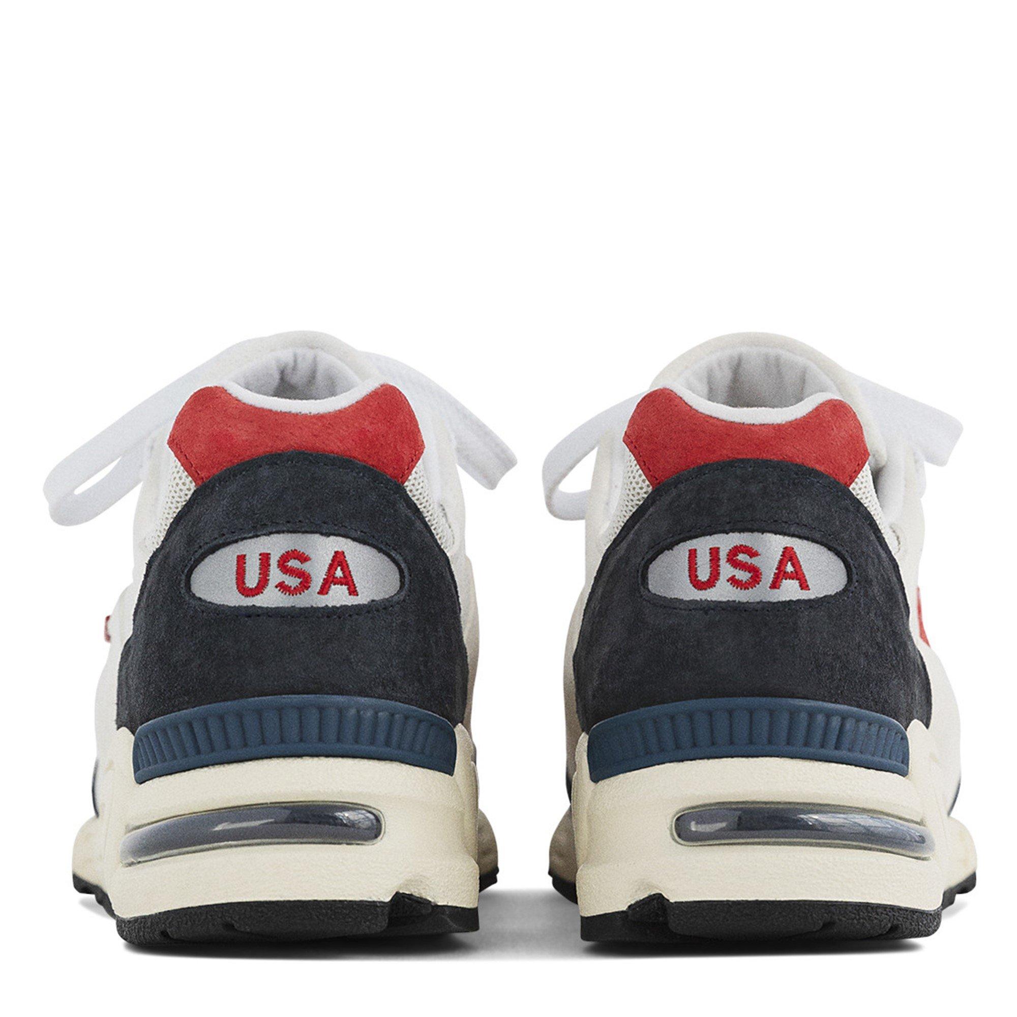 Nb Navy - New Balance - Men's 990v2 Low-Top Trainers - 3