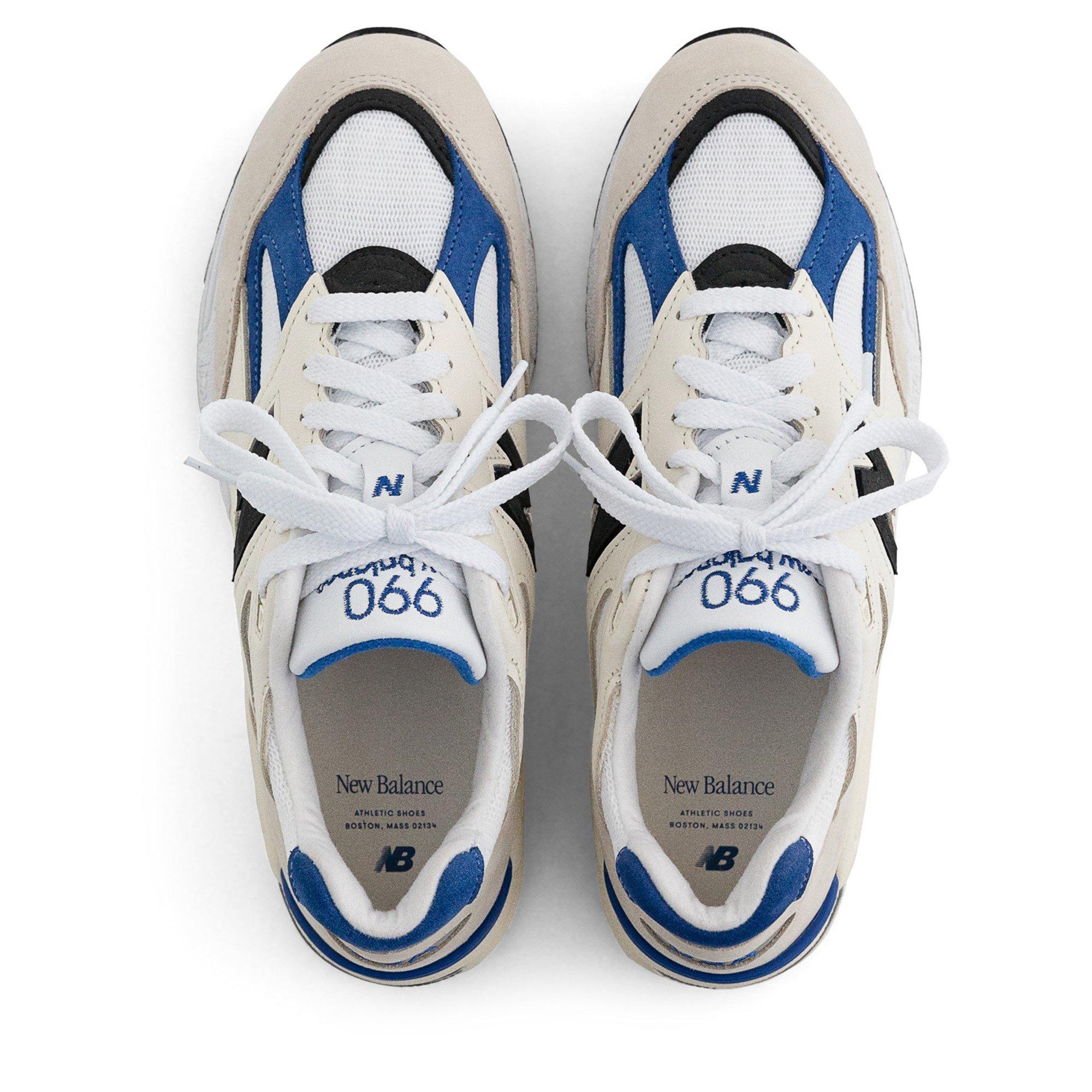 White - New Balance - Men's 990v2 ENCAP Low-Top Trainers - 2