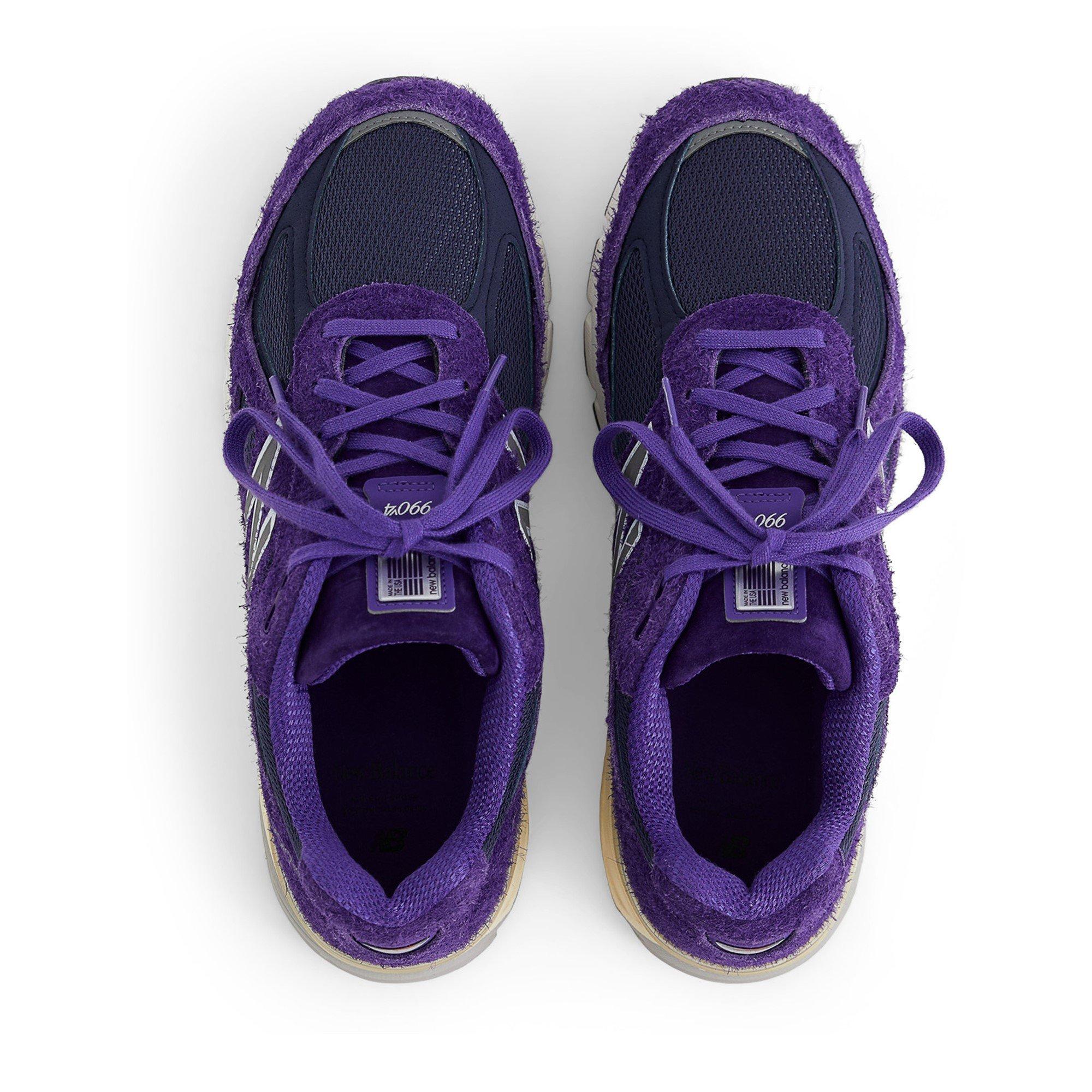 Plum - New Balance - 990v4 Trainers - 2