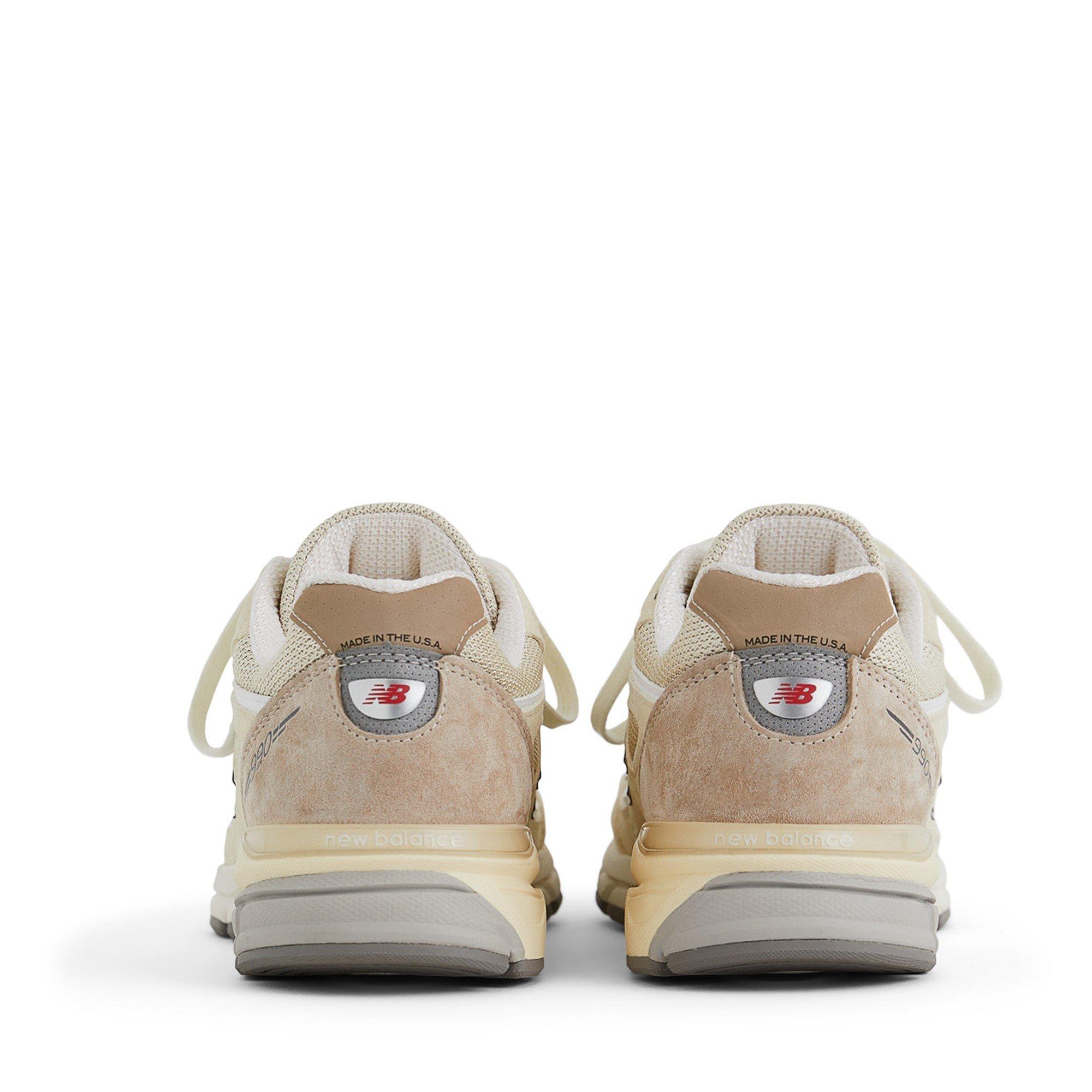 Limestone - New Balance - Unisex Adults Made in USA 990v4 Low-Top Trainers - 3