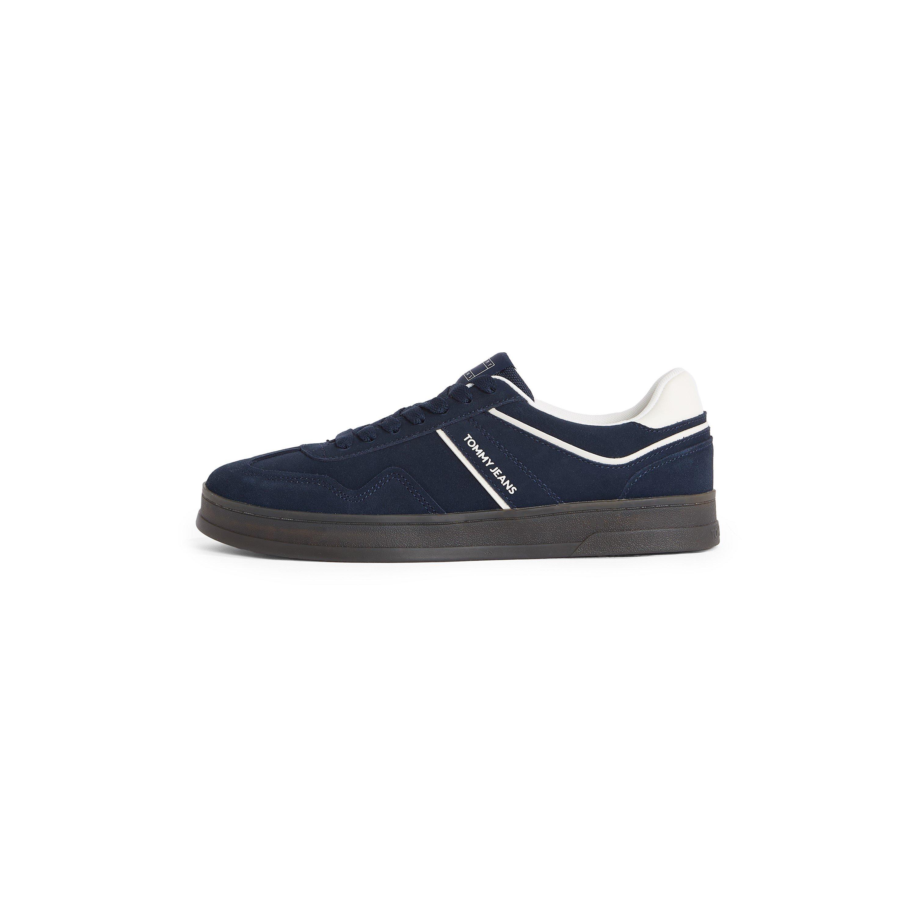 DkNavy/Wht/Gum - Tommy Jeans - Men's Greenwich Suede Low-Top Trainers - 3