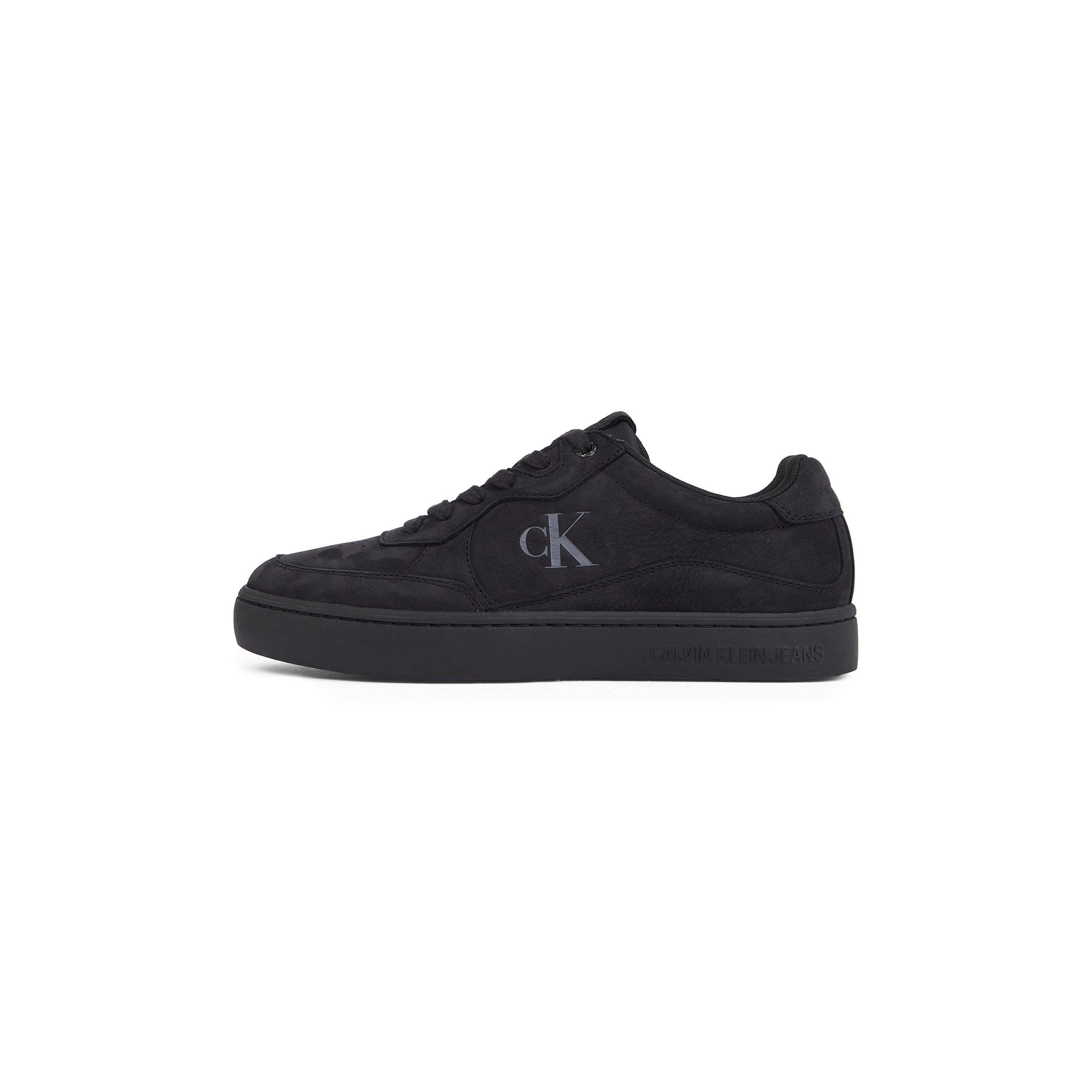 Preto/Preto - Calvin Klein Jeans - Men's Classic Cupsole Wave Low-Top Trainers - 1