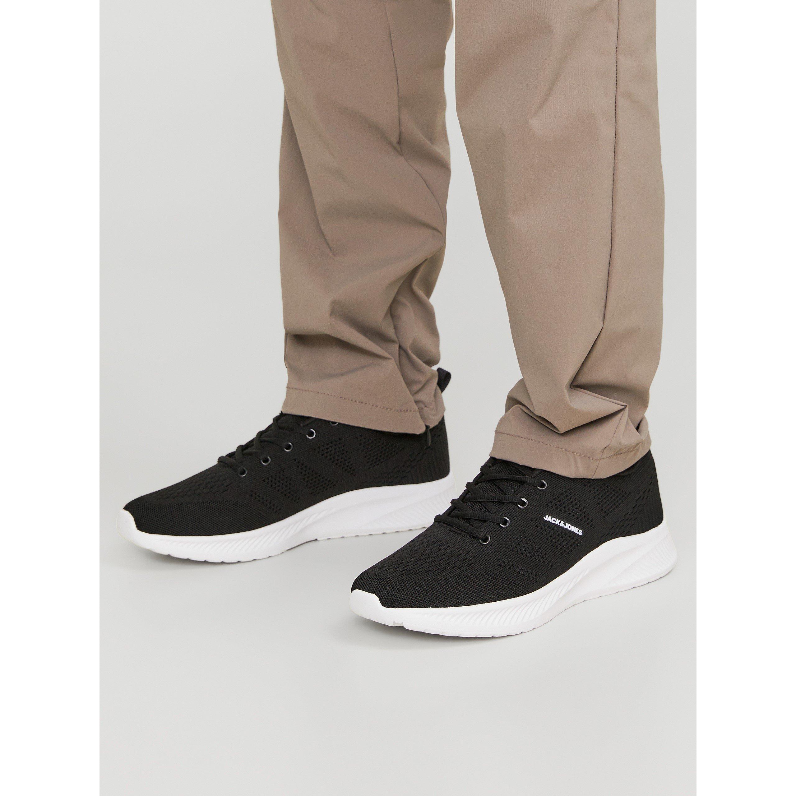 Jack And Jones Men's Croxley Knit Trainer - Anthracite - 7 (41)